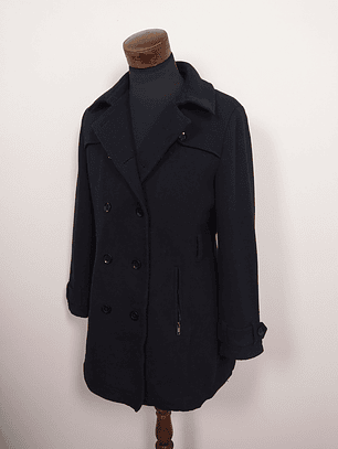 Abrigo Marinero lana mujer THE OUTERWEAR Negro Talla ML - Código C278