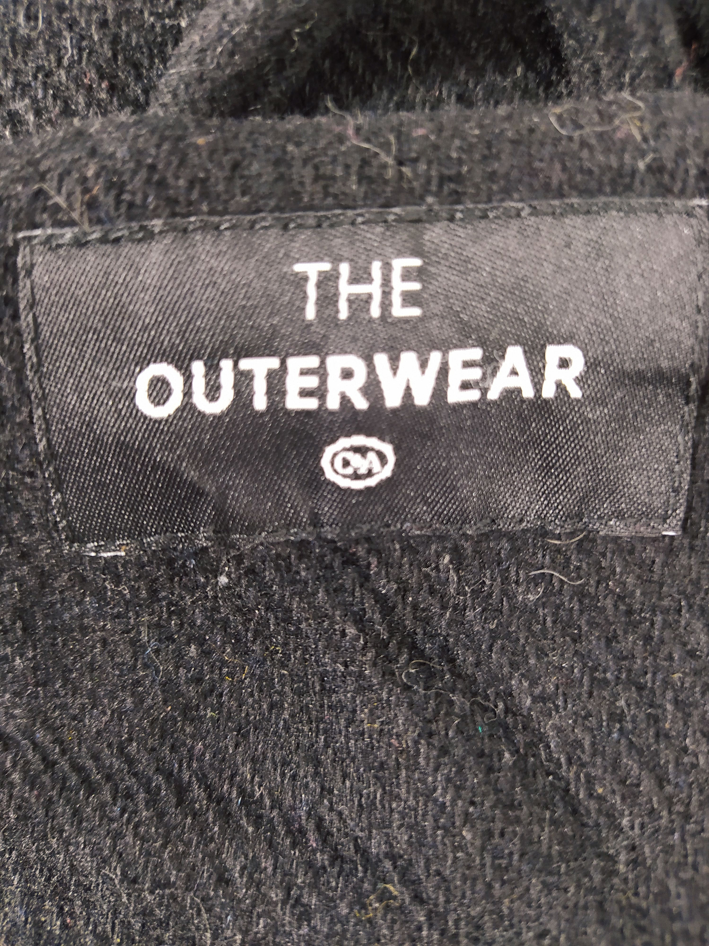 Abrigo Marinero lana mujer THE OUTERWEAR Negro Talla ML - Código C278 3