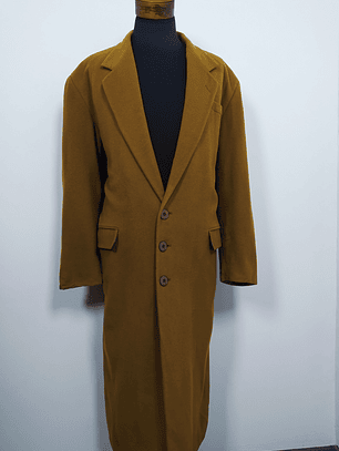 Abrigo Largo lana hombre ROCCOONBURN Mostaza Oscuro TALLA 3XL - Código C280