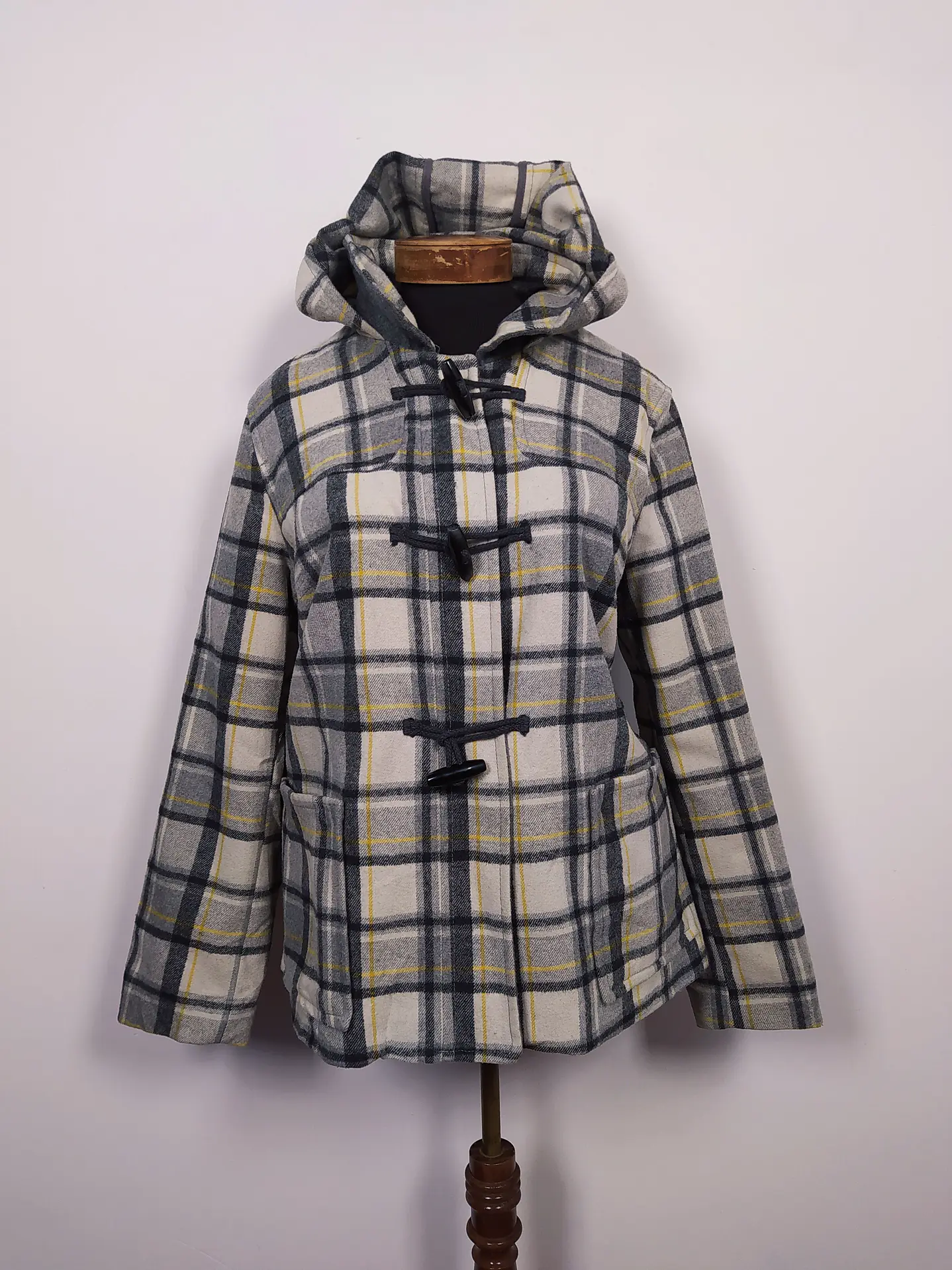 Abrigo mujer Old Navy Escocés TALLA L - MM102 4
