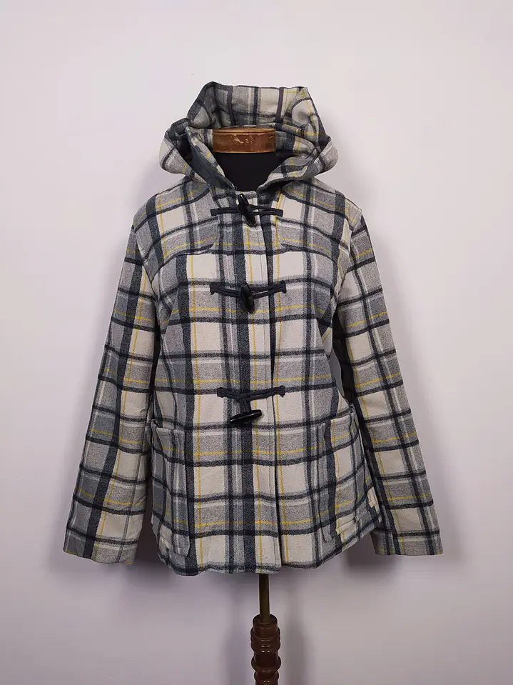 Abrigo mujer Old Navy Escocés TALLA L - MM102 4