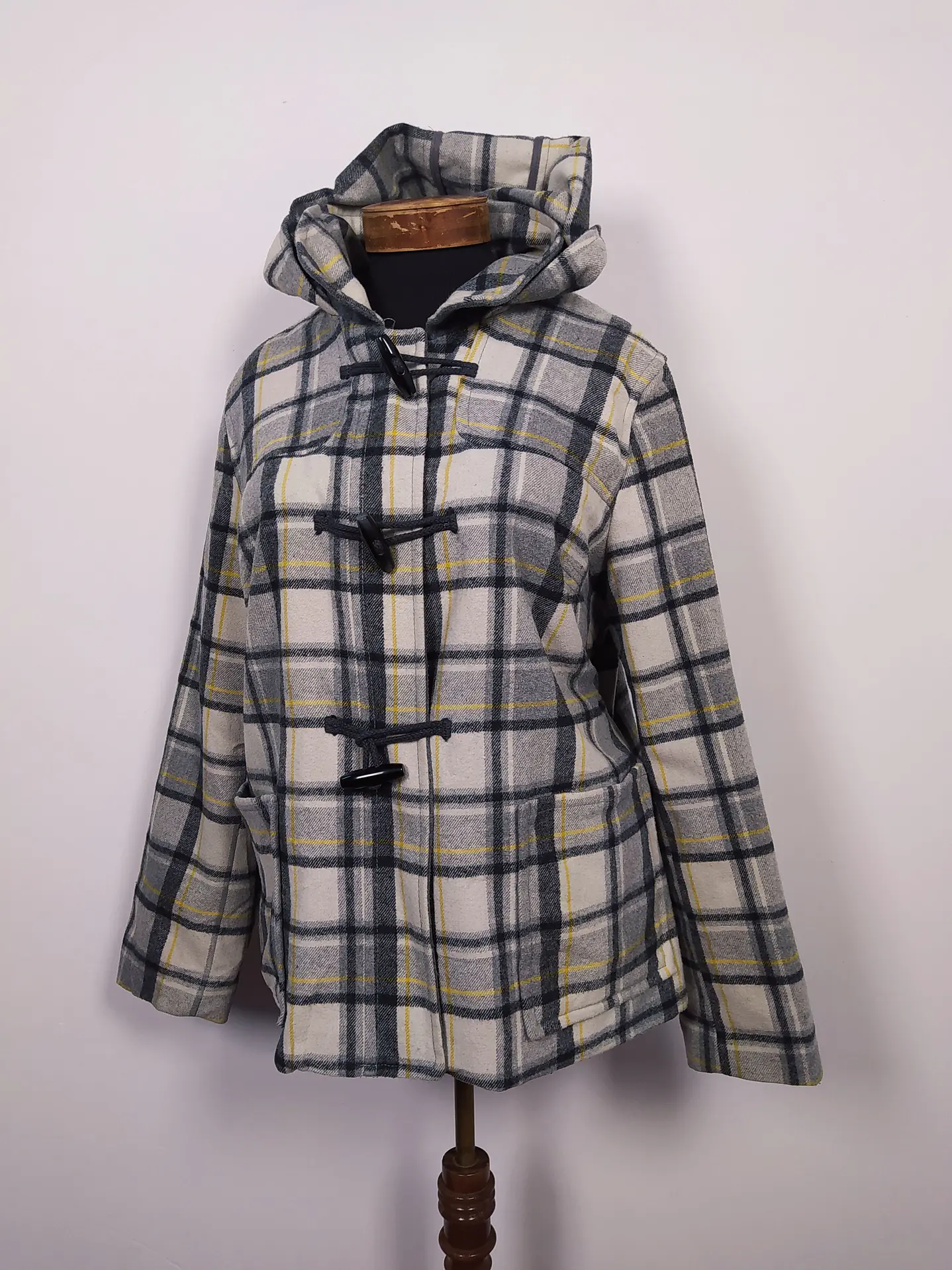 Abrigo mujer Old Navy Escocés TALLA L - MM102 1