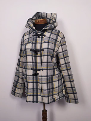 Abrigo mujer Old Navy Escocés TALLA L - MM102