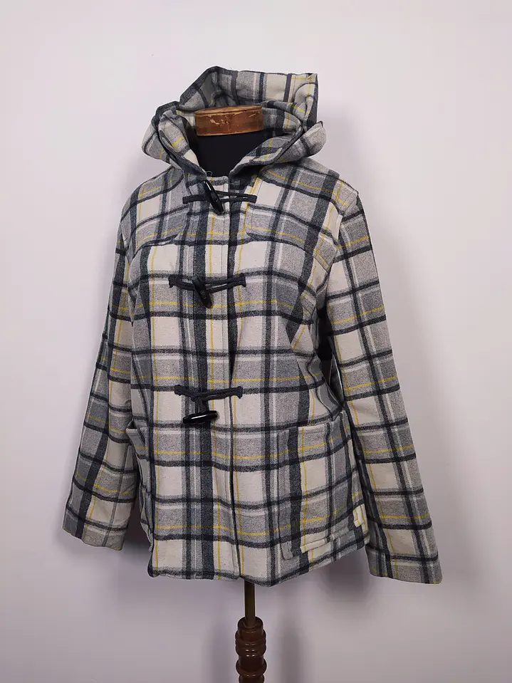 Abrigo mujer Old Navy Escocés TALLA L - MM102 1
