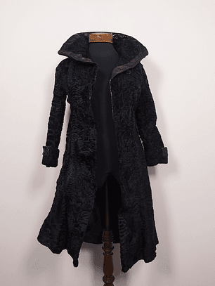 Abrigo mujer Rahikainen Piel y cuero legítimo lujo TALLA XS Negro - MM104