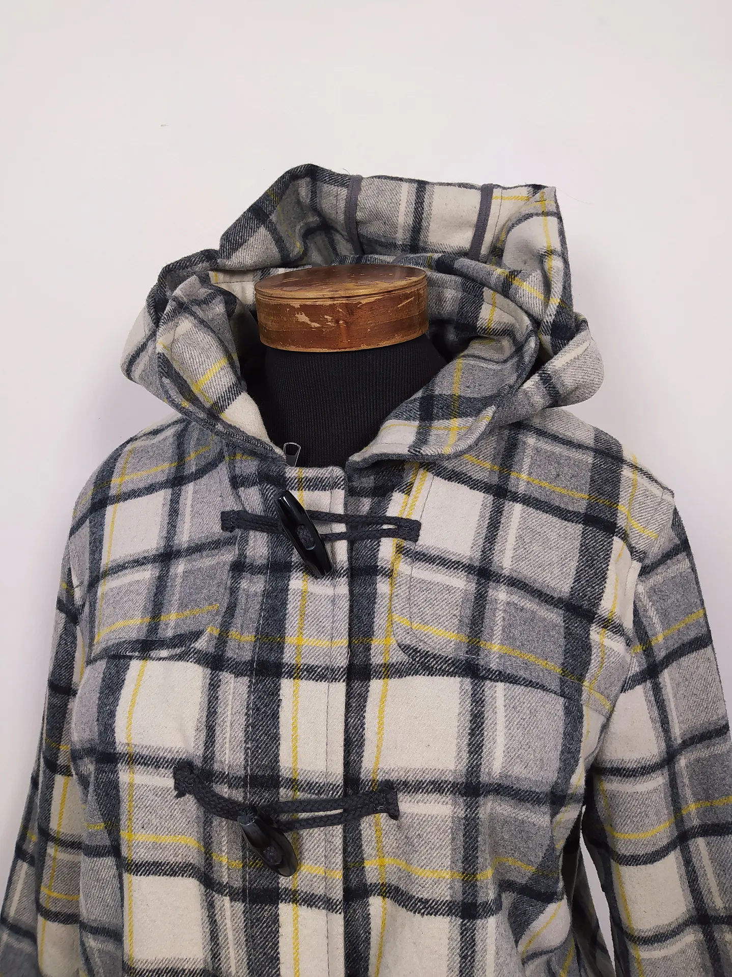 Abrigo mujer Old Navy Escocés TALLA L - MM102 2