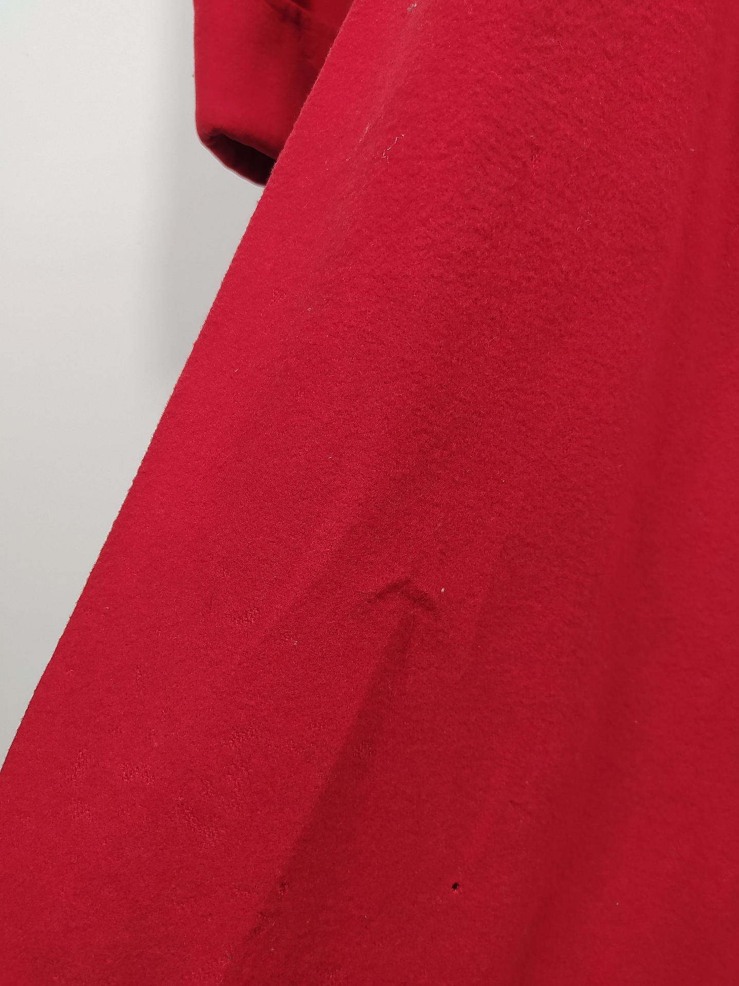 Abrigo mujer largo pura lana Benard Holtzman Rojo TALLA LIBRE - MM101 4