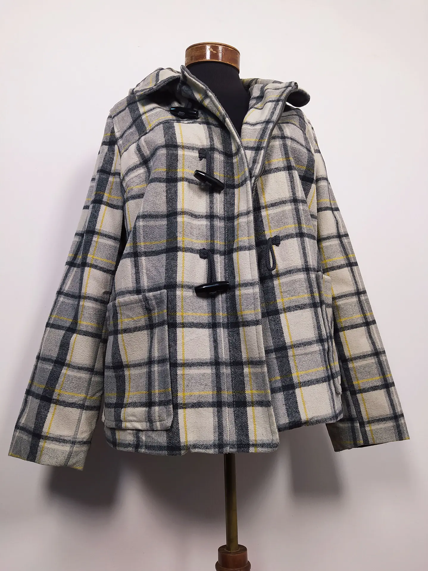 Abrigo mujer Old Navy Escocés TALLA L - MM102 5