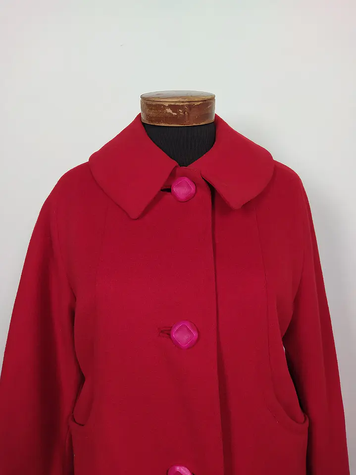 Abrigo pura lana Westshire Rojo TALLA ML - MM105 3