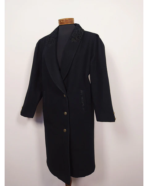 Abrigo pura lana XXVI Negro TALLA LXL - MM107