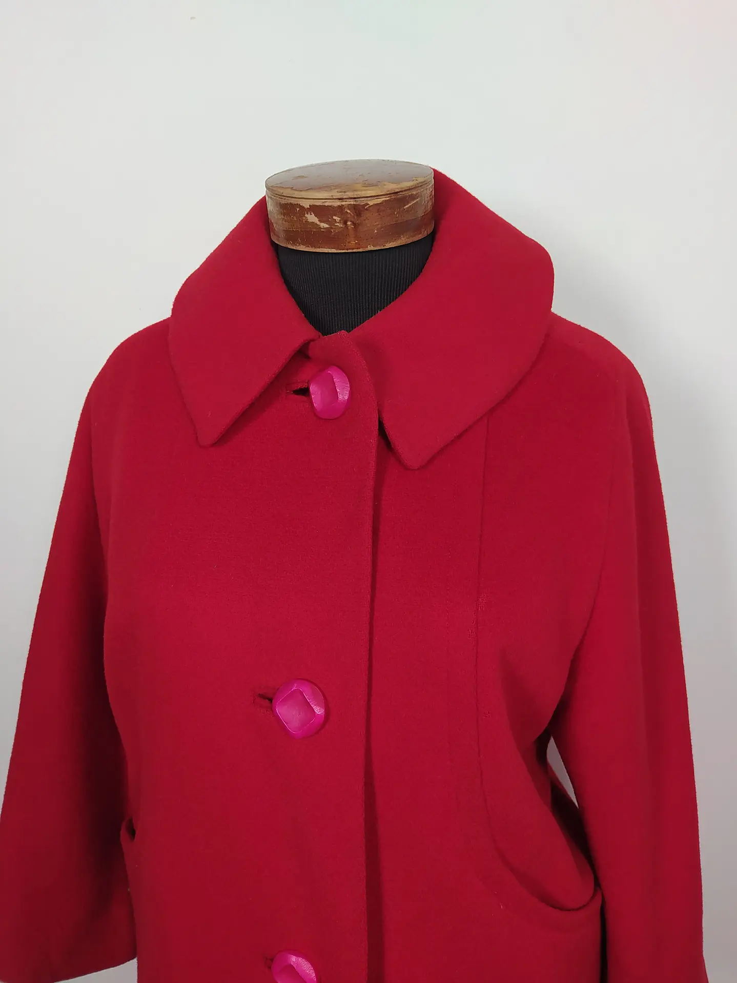 Abrigo pura lana Westshire Rojo TALLA ML - MM105 4