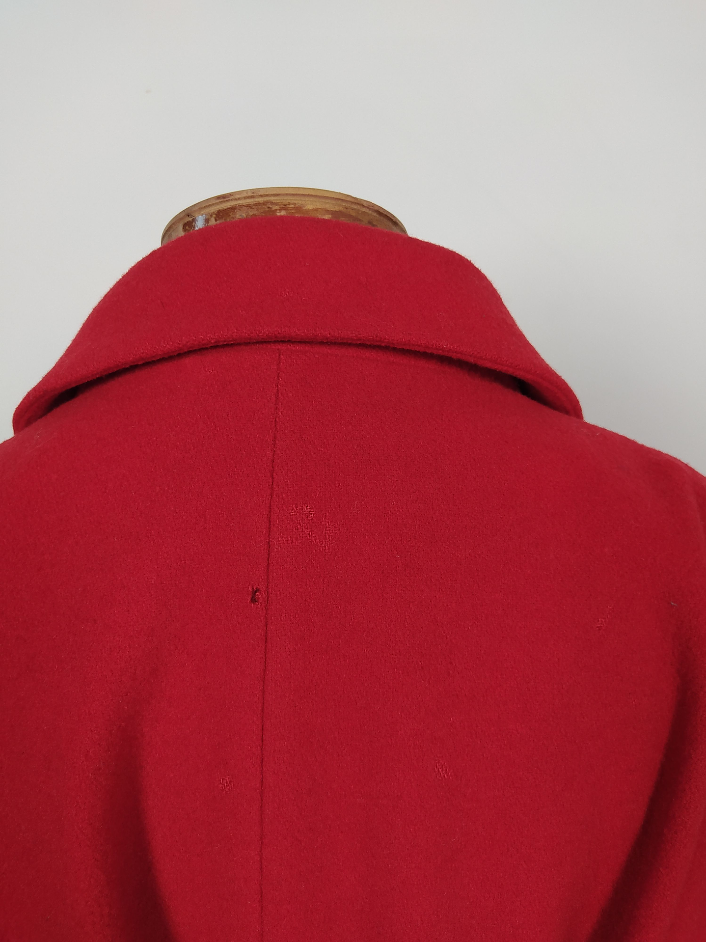 Abrigo mujer largo pura lana Benard Holtzman Rojo TALLA LIBRE - MM101 7