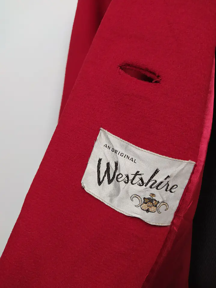 Abrigo pura lana Westshire Rojo TALLA ML - MM105 5
