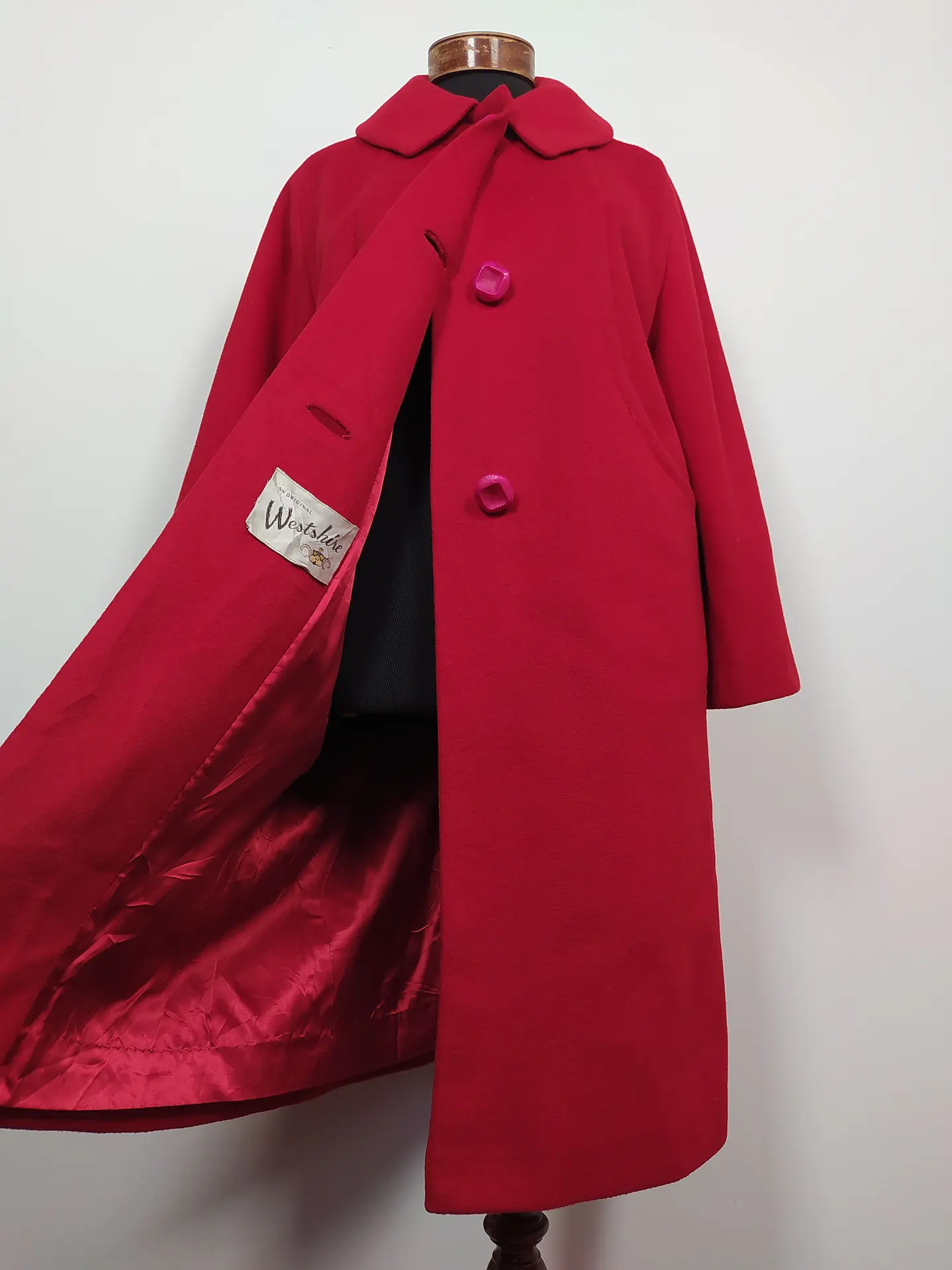 Abrigo pura lana Westshire Rojo TALLA ML - MM105 6