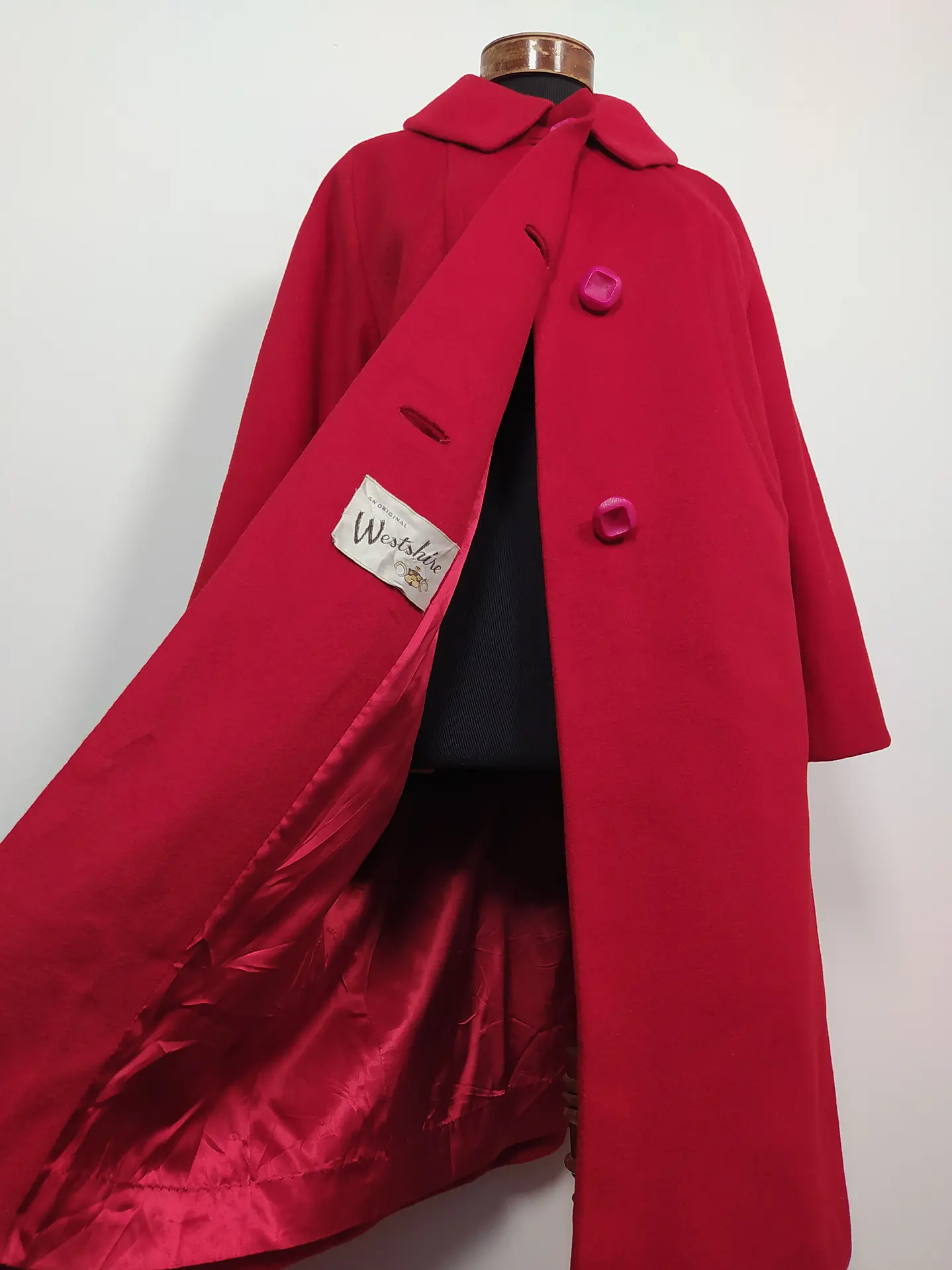 Abrigo pura lana Westshire Rojo TALLA ML - MM105 7