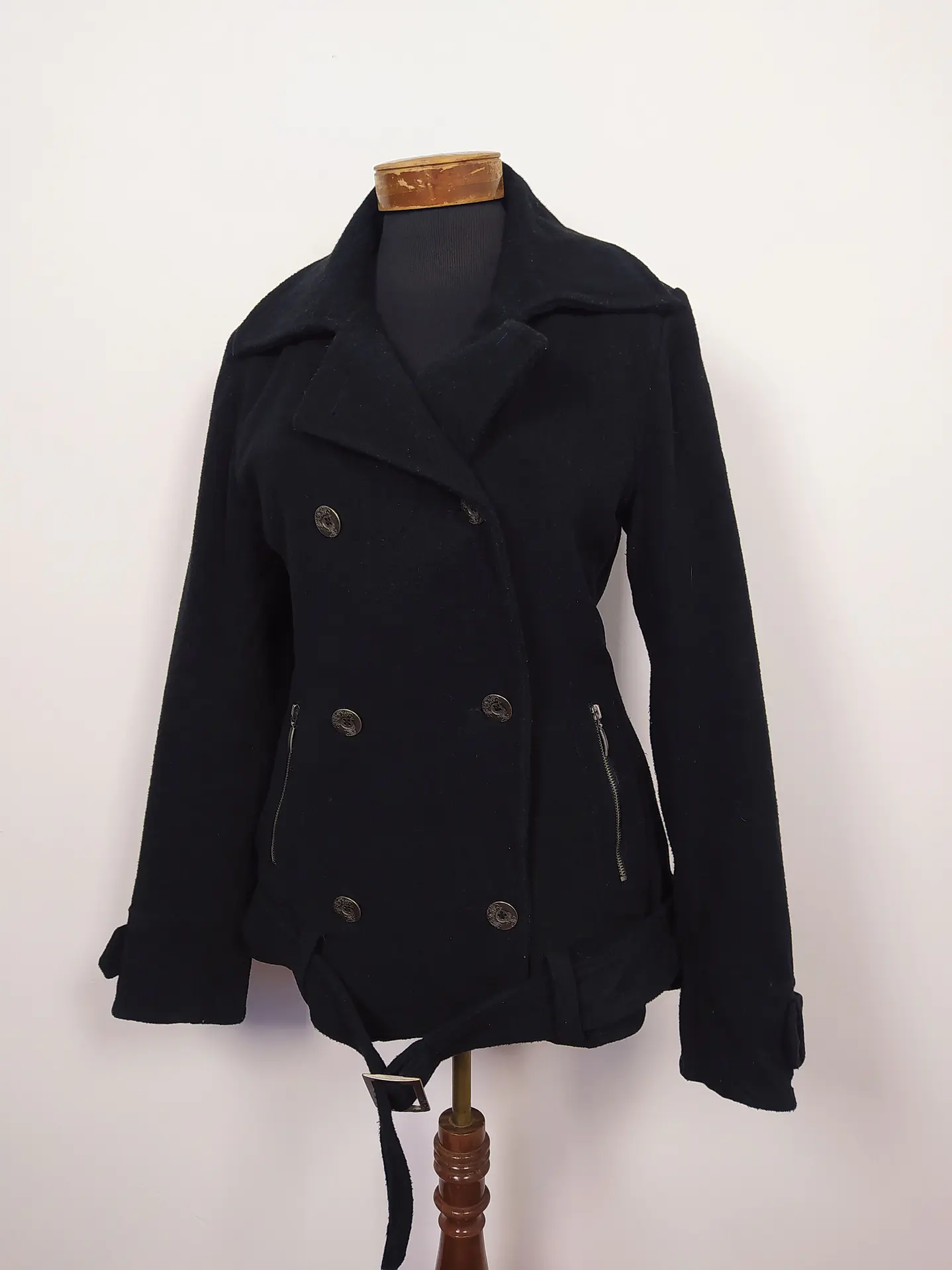 Abrigo Lana Urban Surface TALLA SM Negro - MM109 2