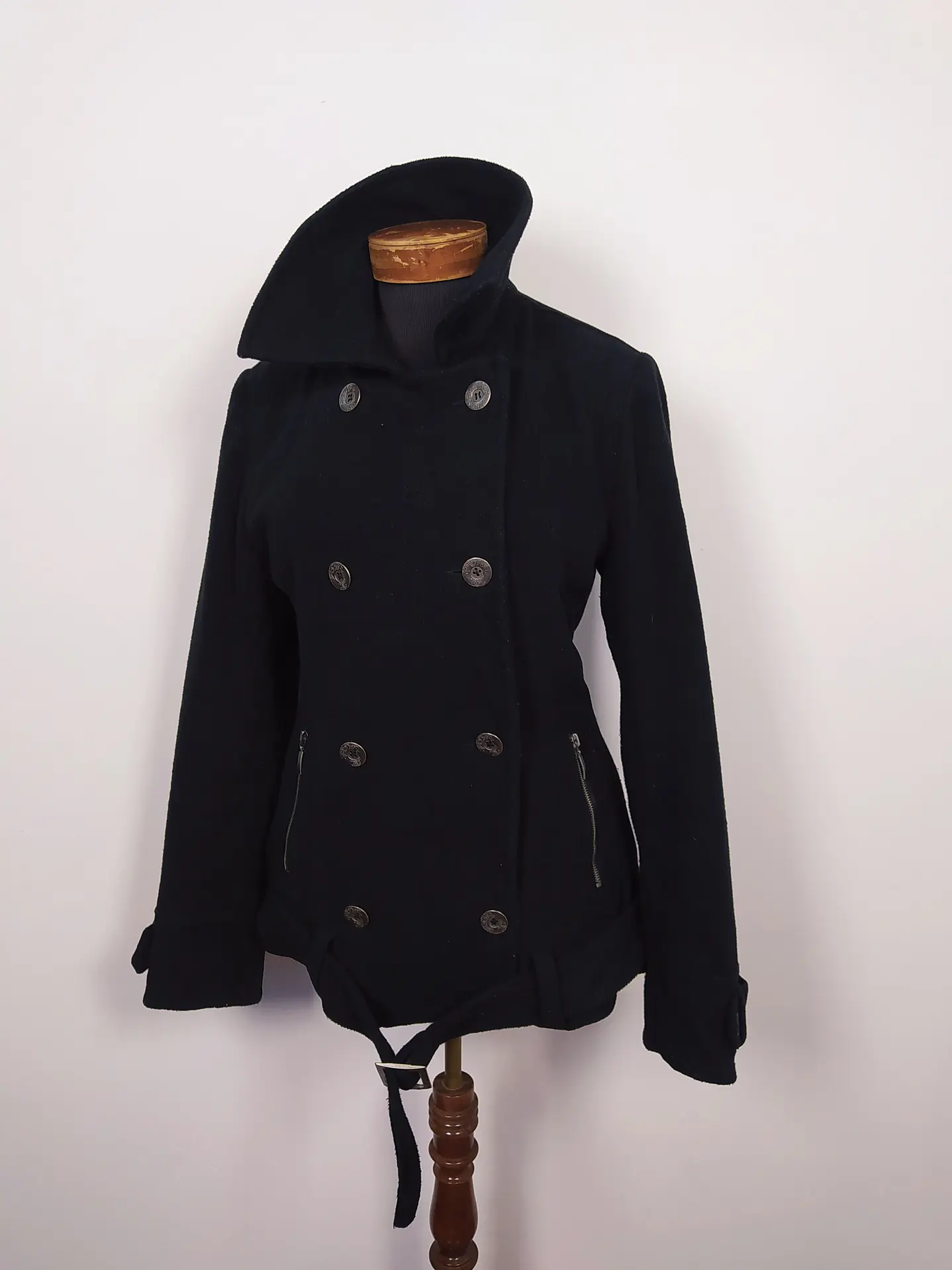 Abrigo Lana Urban Surface TALLA SM Negro - MM109 5