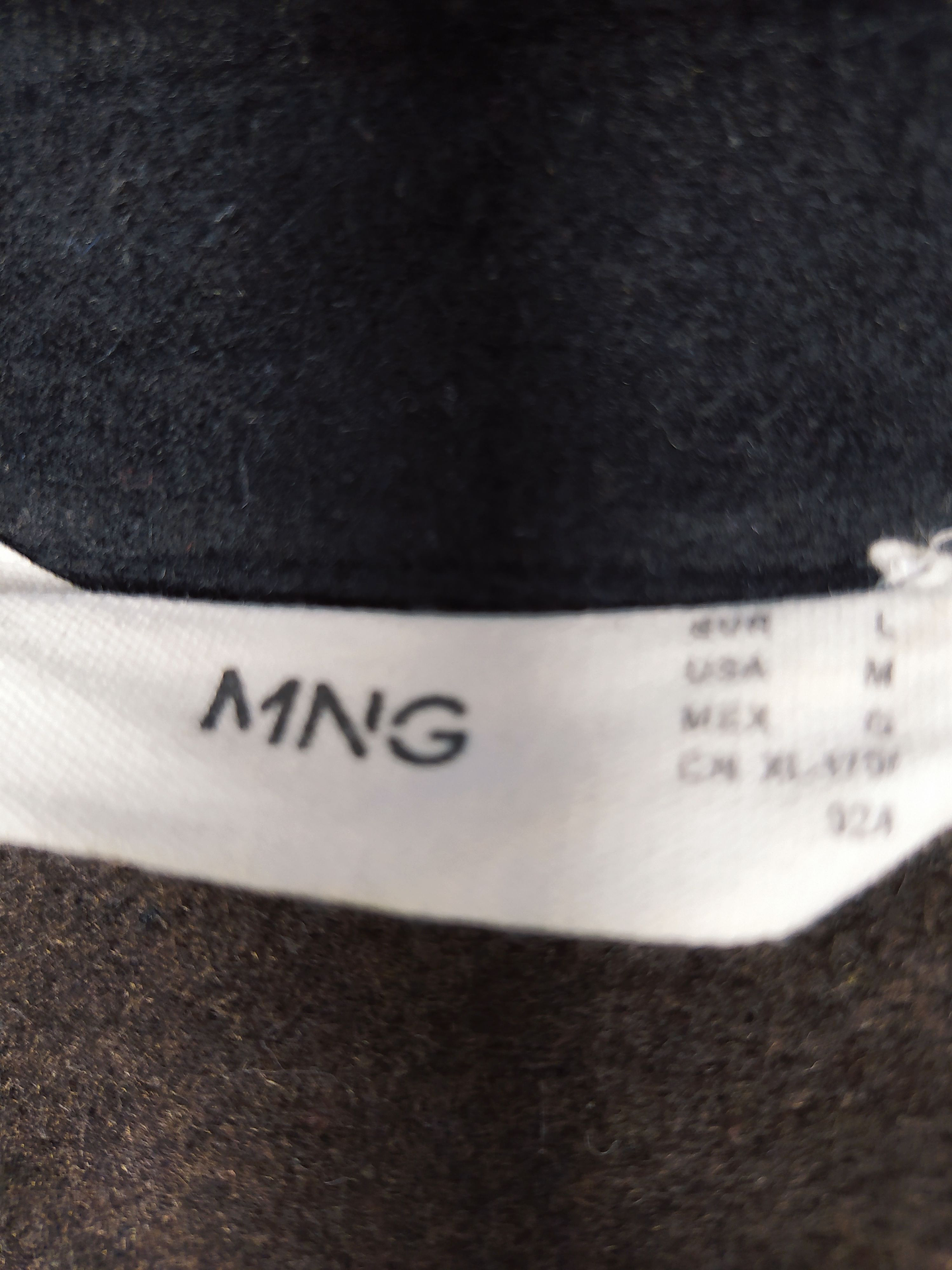 Abrigo lana Mango mujer TALLA TALLA LIBRE L A LA 3XL Negro - MM110 6