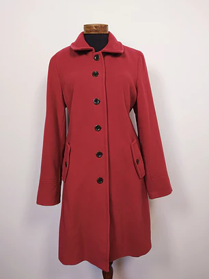 Abrigo lana mujer Lands End TALLA ML Fucsia - MM117