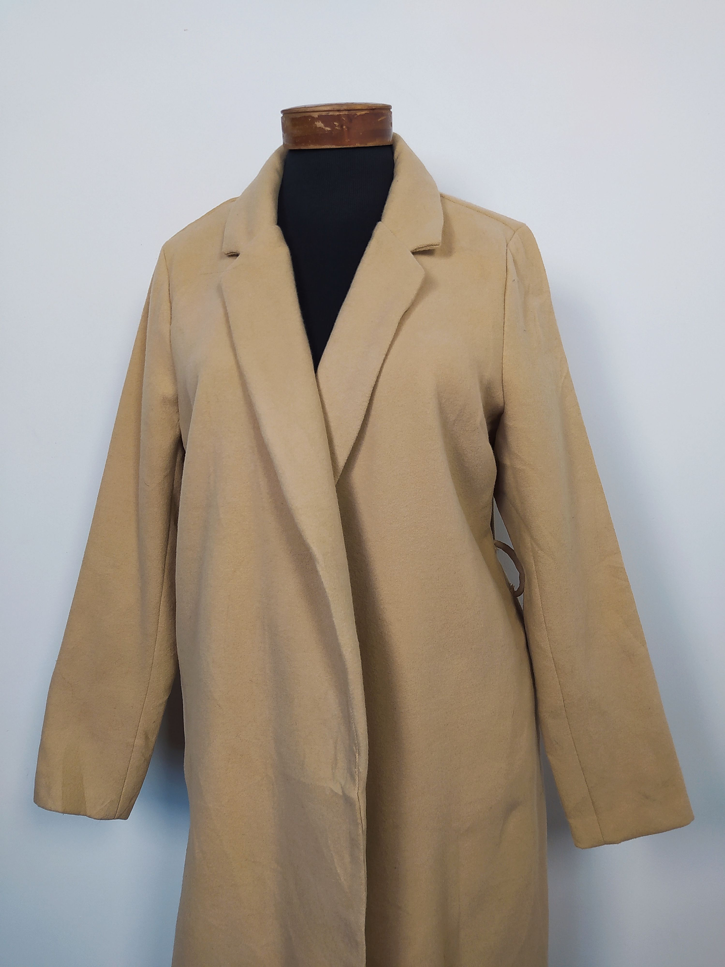 Abrigo mujer JustFabulous TALLA ML Beige - MM116 3