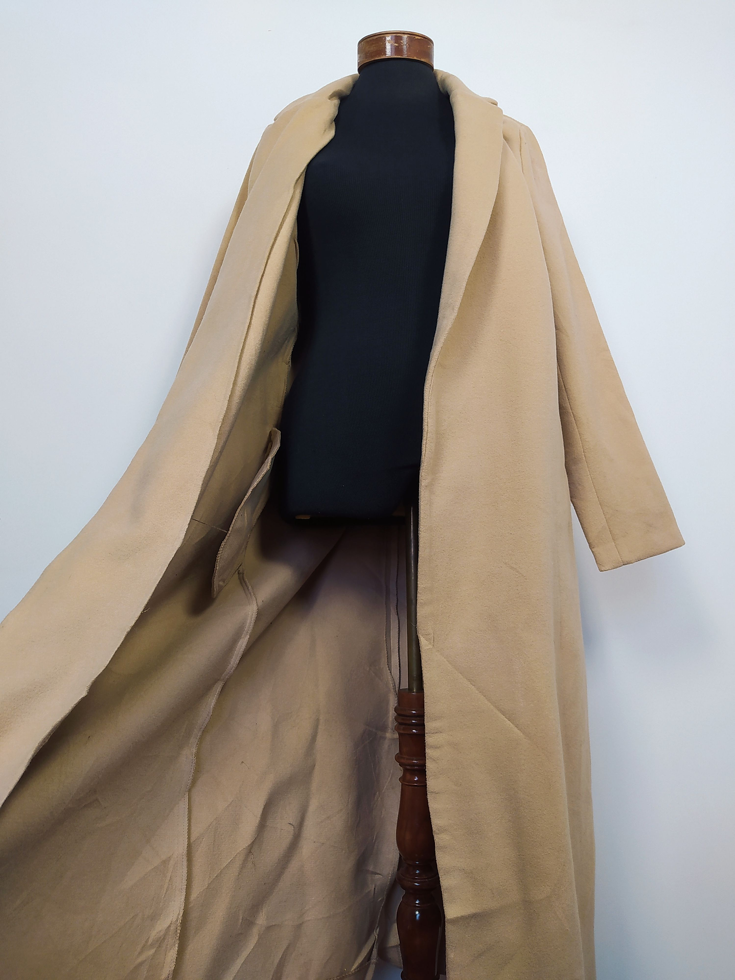 Abrigo mujer JustFabulous TALLA ML Beige - MM116 4