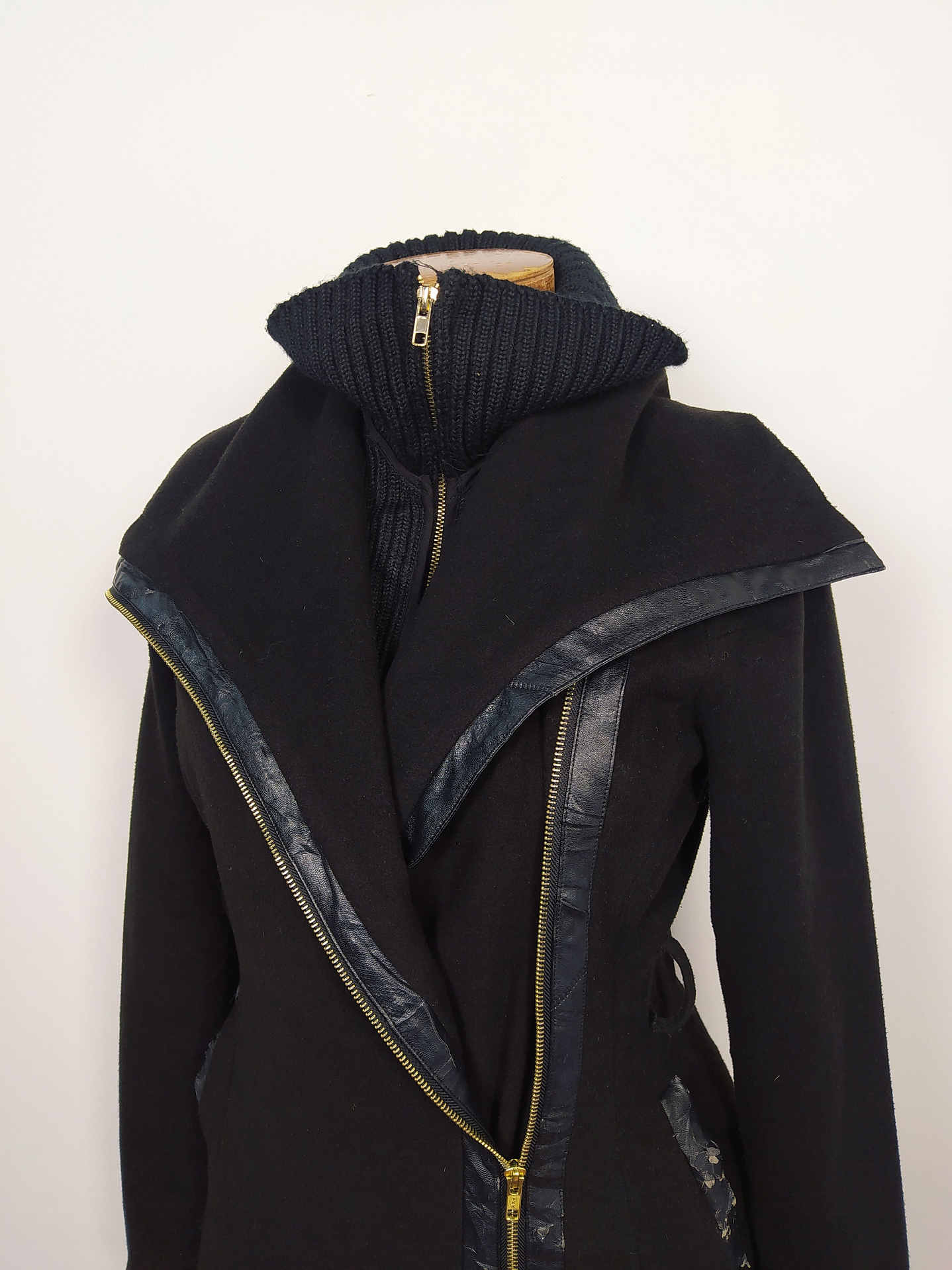 Abrigo lana mujer GUESS TALLA S Negro - MM115 6