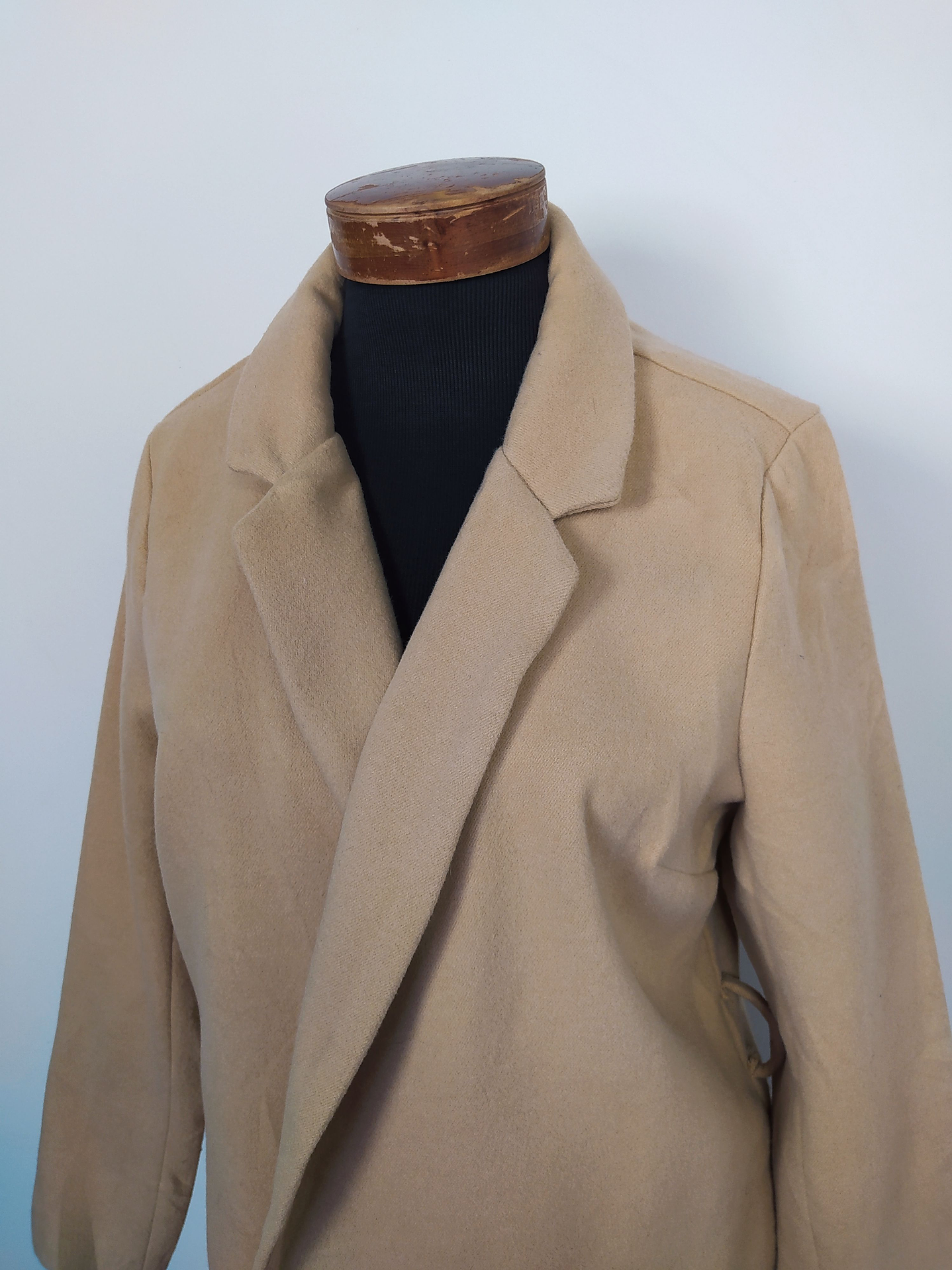 Abrigo mujer JustFabulous TALLA ML Beige - MM116 5