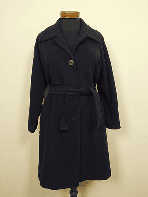 Abrigo mujer lana Erre Uve Dos El Corte Inglés TALLA LXL Azul Marino - MM124