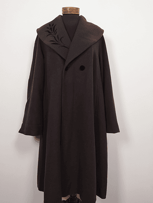 Abrigo largo pura lana virgen mujer Moda Sport Jlia Boutique TALLA XL Café - MM125