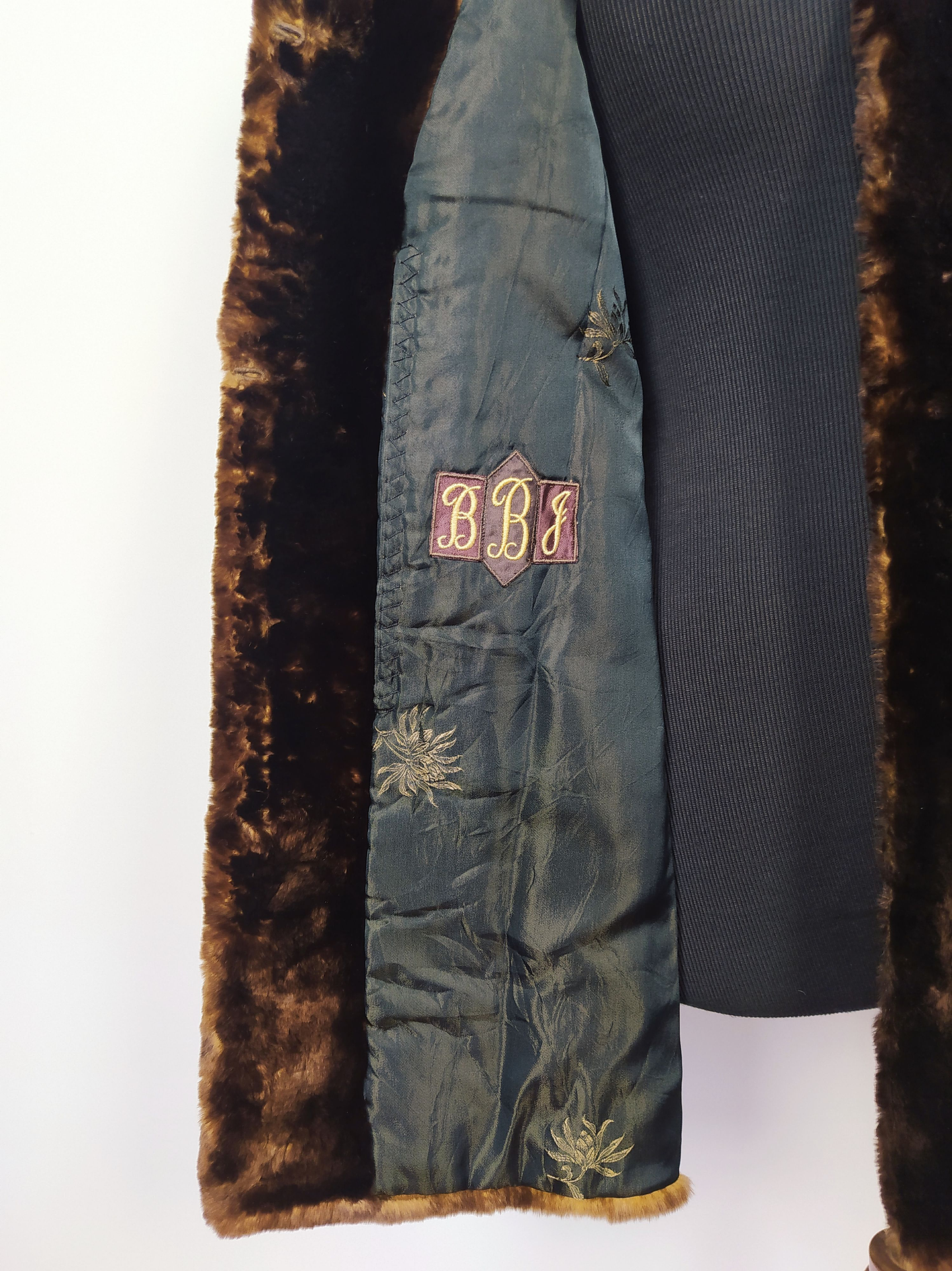 Abrigo piel auténtica mujer lujo TALLA M BBJ Caoba - MM121 8