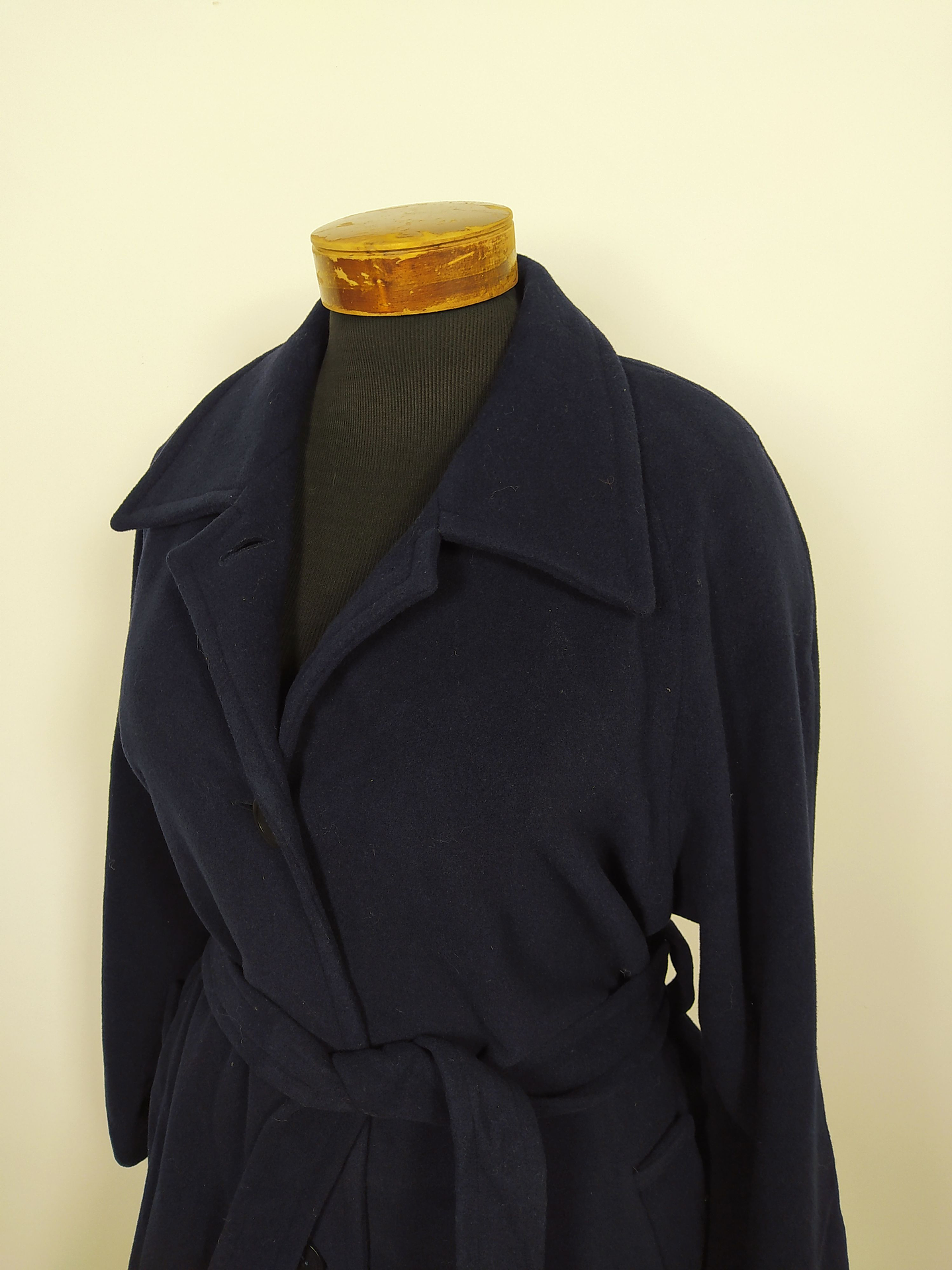 Abrigo mujer lana Erre Uve Dos El Corte Inglés TALLA LXL Azul Marino - MM124 3