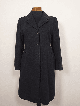 Abrigo Lana virgen mujer Studio Classics El Corte Inglés TALLA ML Plomo Oscuro - MM129