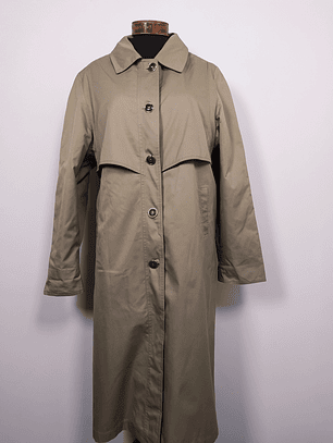 Abrigo gabardina mujer abrigada repelente ABBA TALLA LXL Beige - MM130