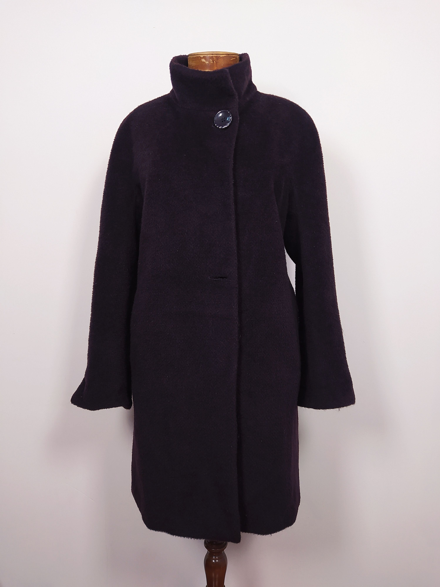 Abrigo mujer lana y alpaca Hilary Radley TALLA L Cirula violeta oscuro - MM133 1