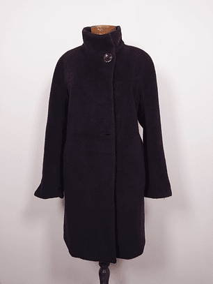 Abrigo mujer lana y alpaca Hilary Radley TALLA L Cirula violeta oscuro - MM133