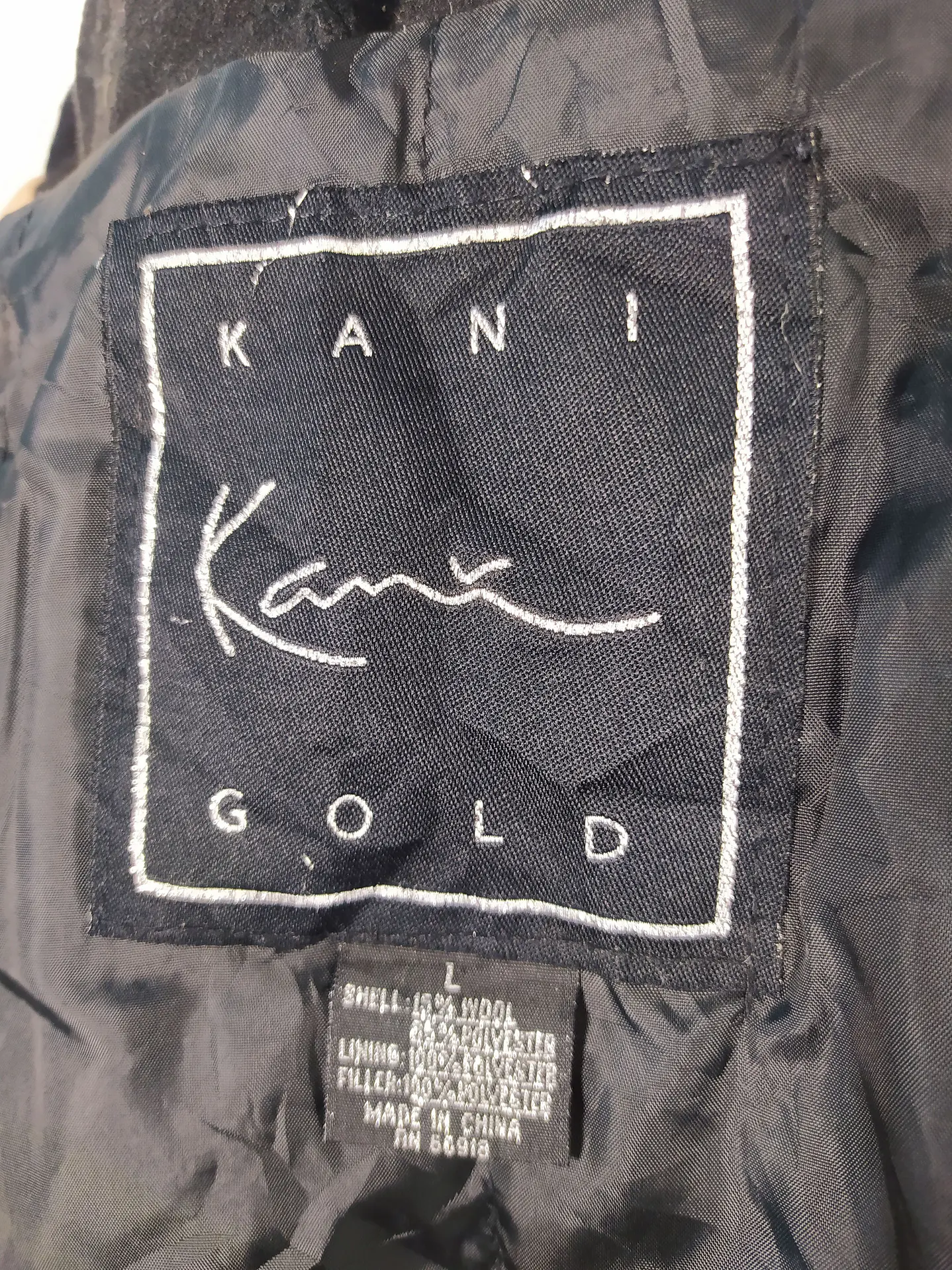 Abrigo Kani Gold grueso mujer TALLA XL/XXL Negro - MM127 6