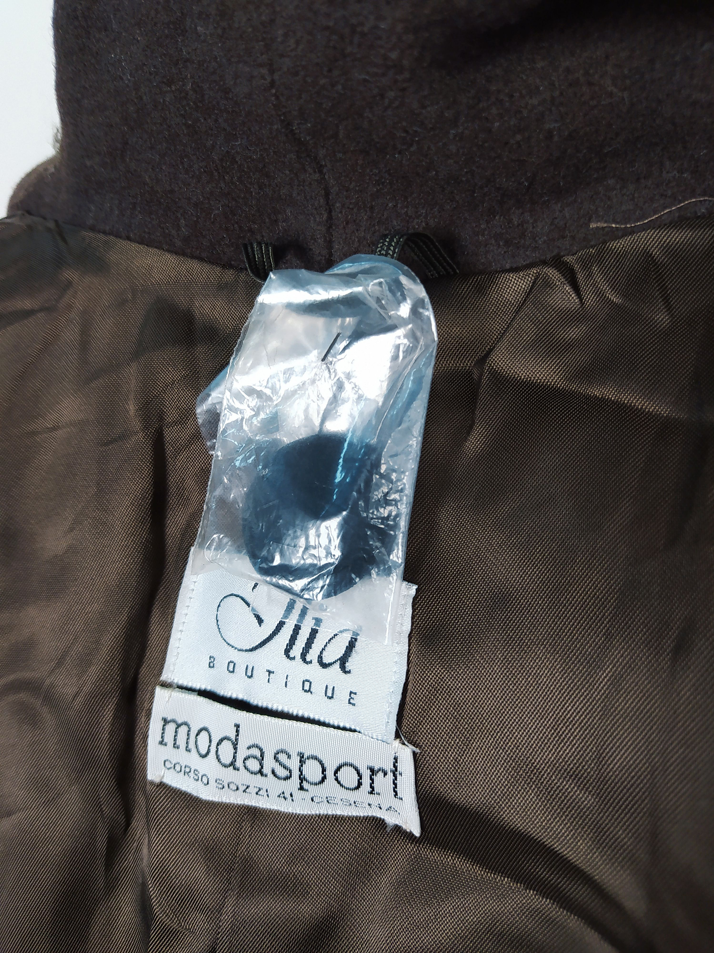 Abrigo largo pura lana virgen mujer Moda Sport Jlia Boutique TALLA XL Café - MM125 9