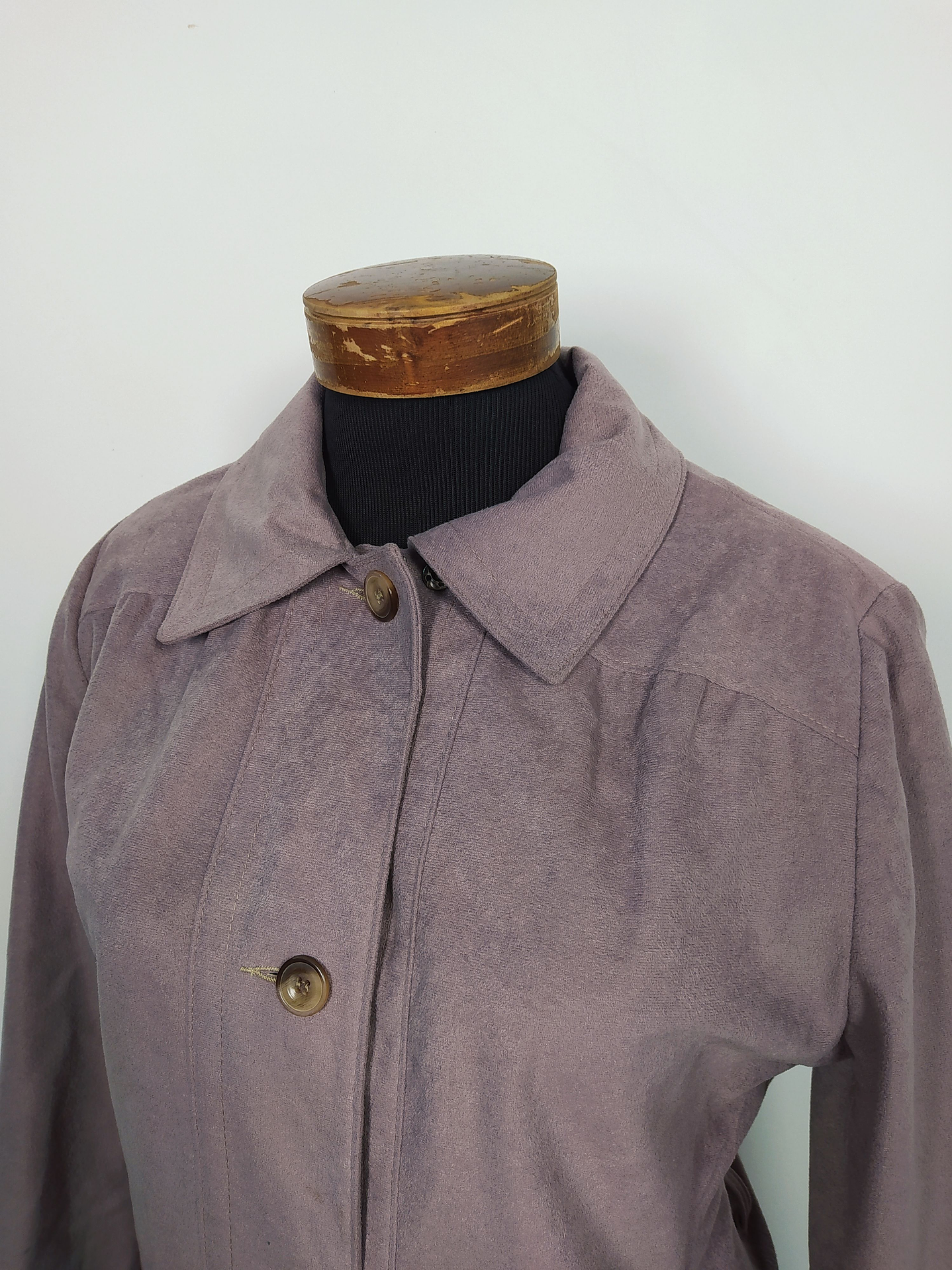 Abrigo largo Sears mujer TALLA M Lila romatico- MM132 5