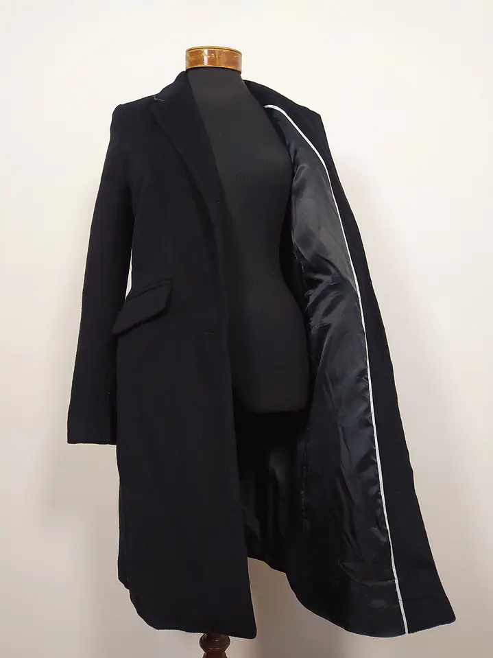 Abrigo mujer lana Liz Claiborne TALLA M Negro - MM134 5