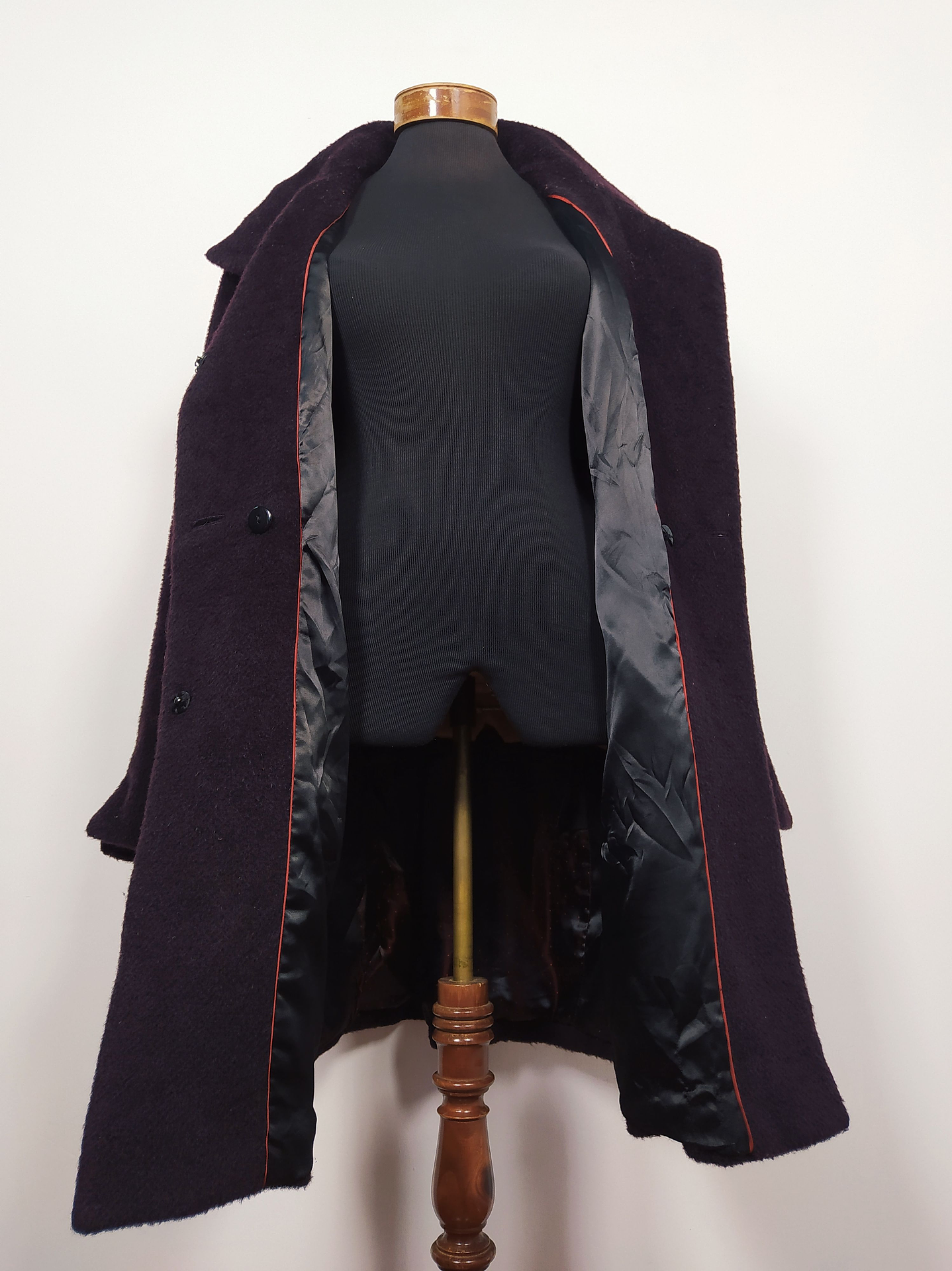 Abrigo mujer lana y alpaca Hilary Radley TALLA L Cirula violeta oscuro - MM133 6