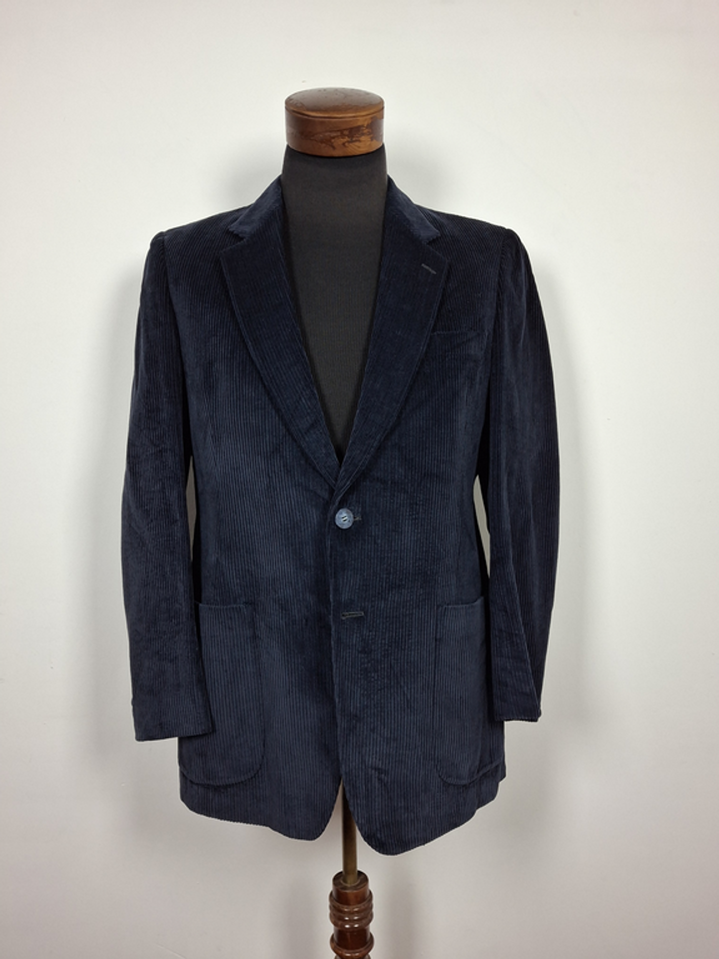 Blazer Pat Pickles Cambridge Azul cotelé TALLA S - BH151 1