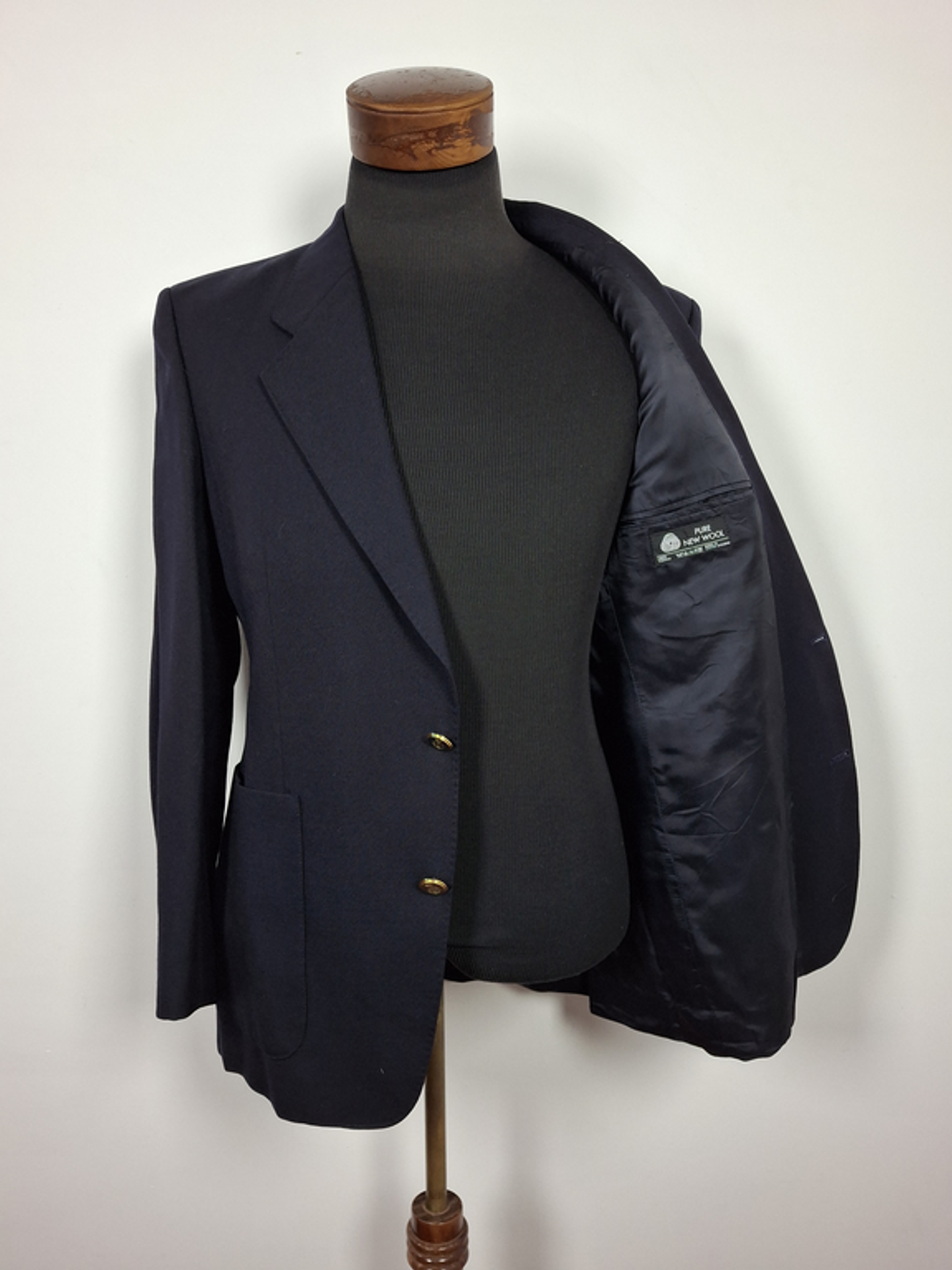 Blazer pura lana virgen Chatsworth Azul TALLA M- BH150 4