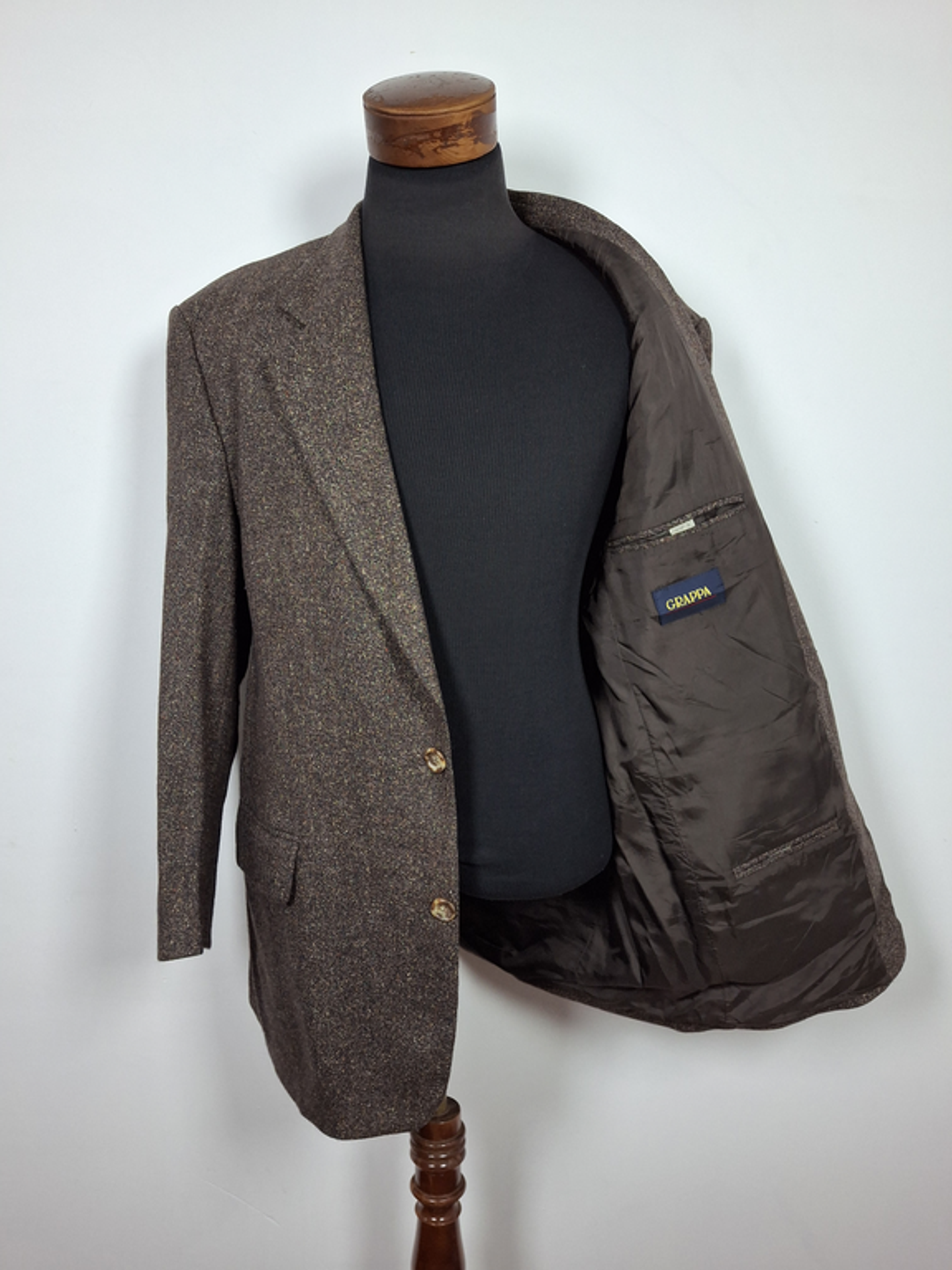 Blazer Grappa Cafe lana TALLA 2XL- BH152 4