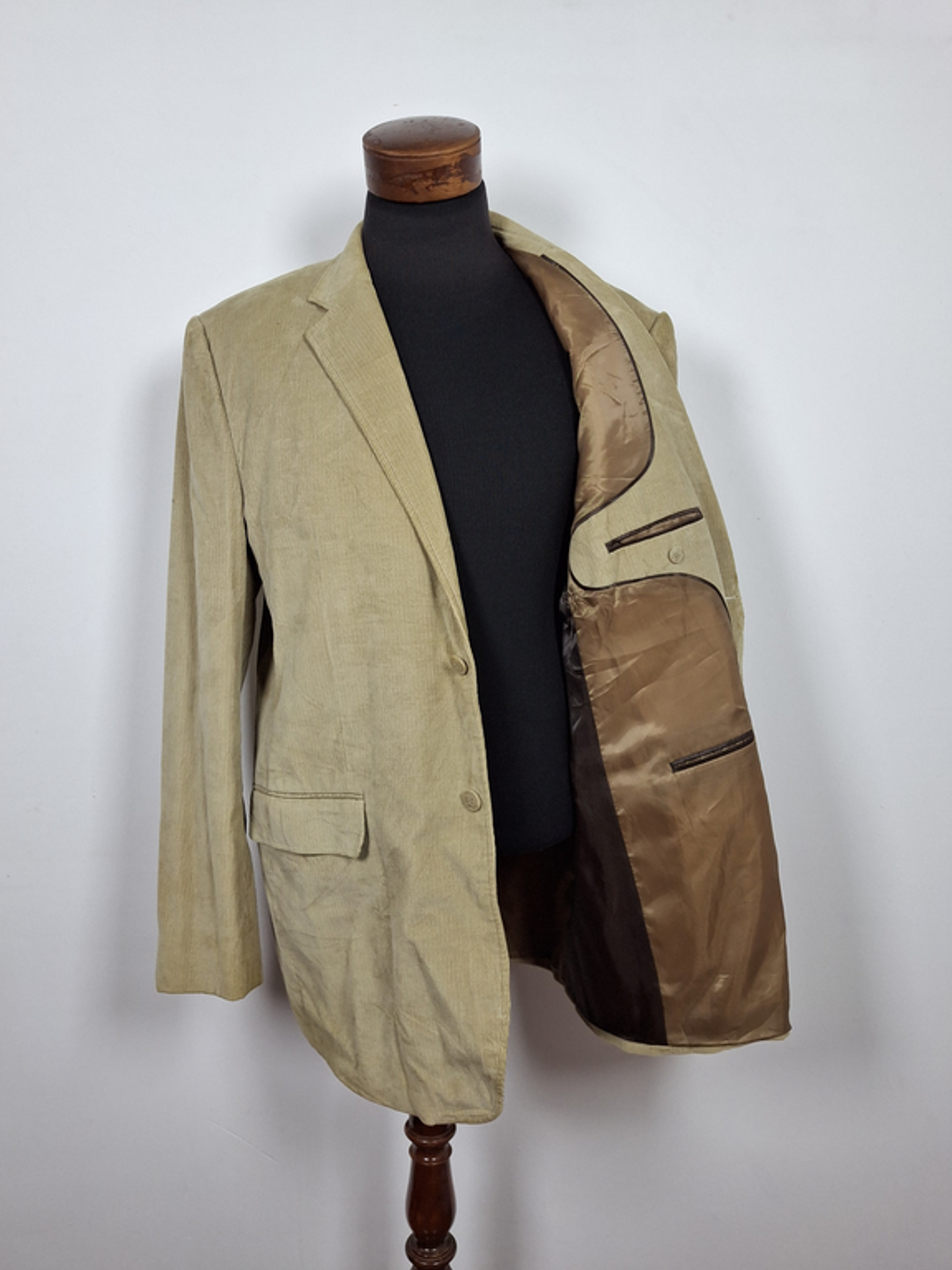 Blazer Cedarwood State Beige cotelé TALLA 2XL - BH153 4