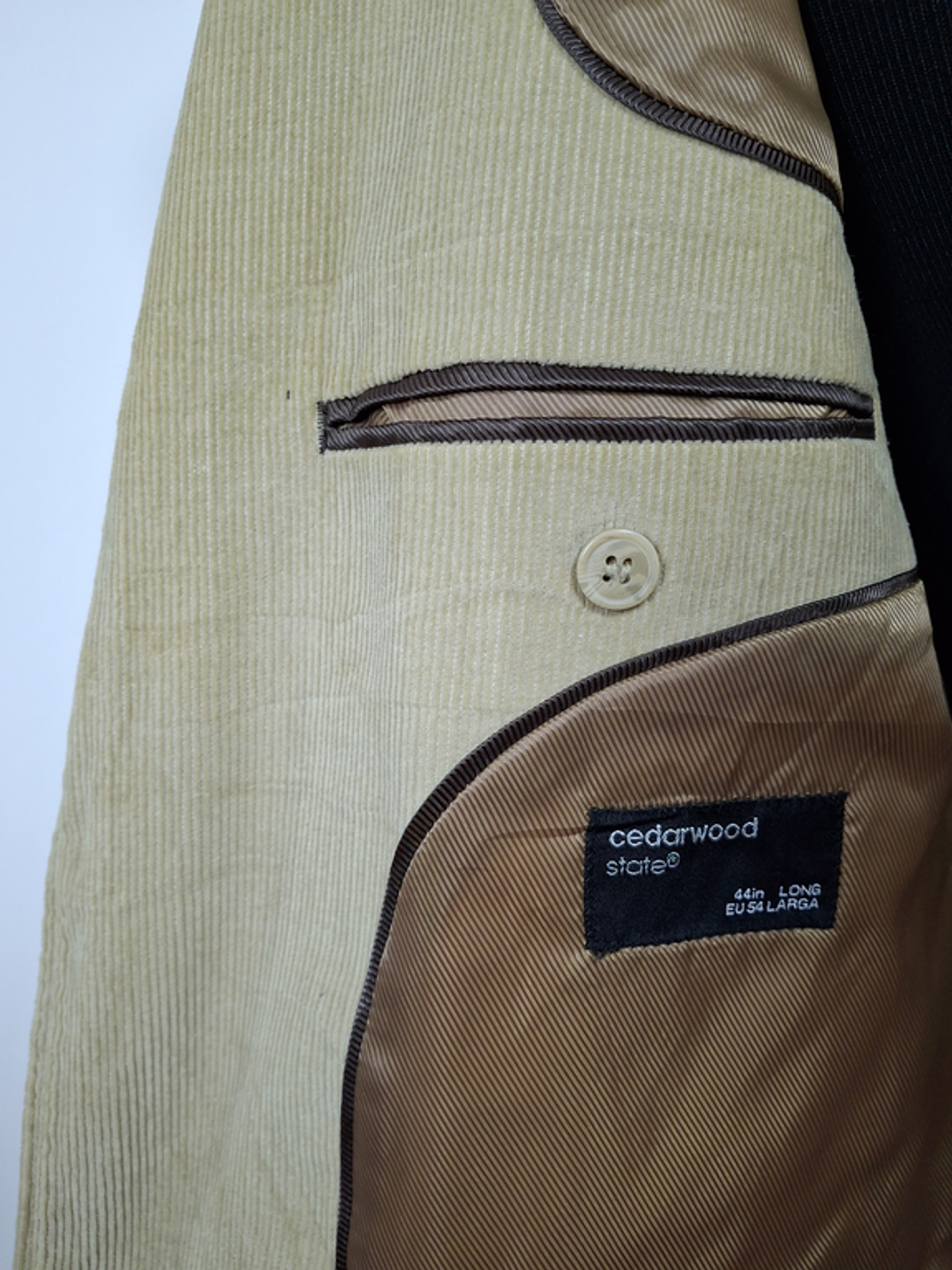 Blazer Cedarwood State Beige cotelé TALLA 2XL - BH153 5