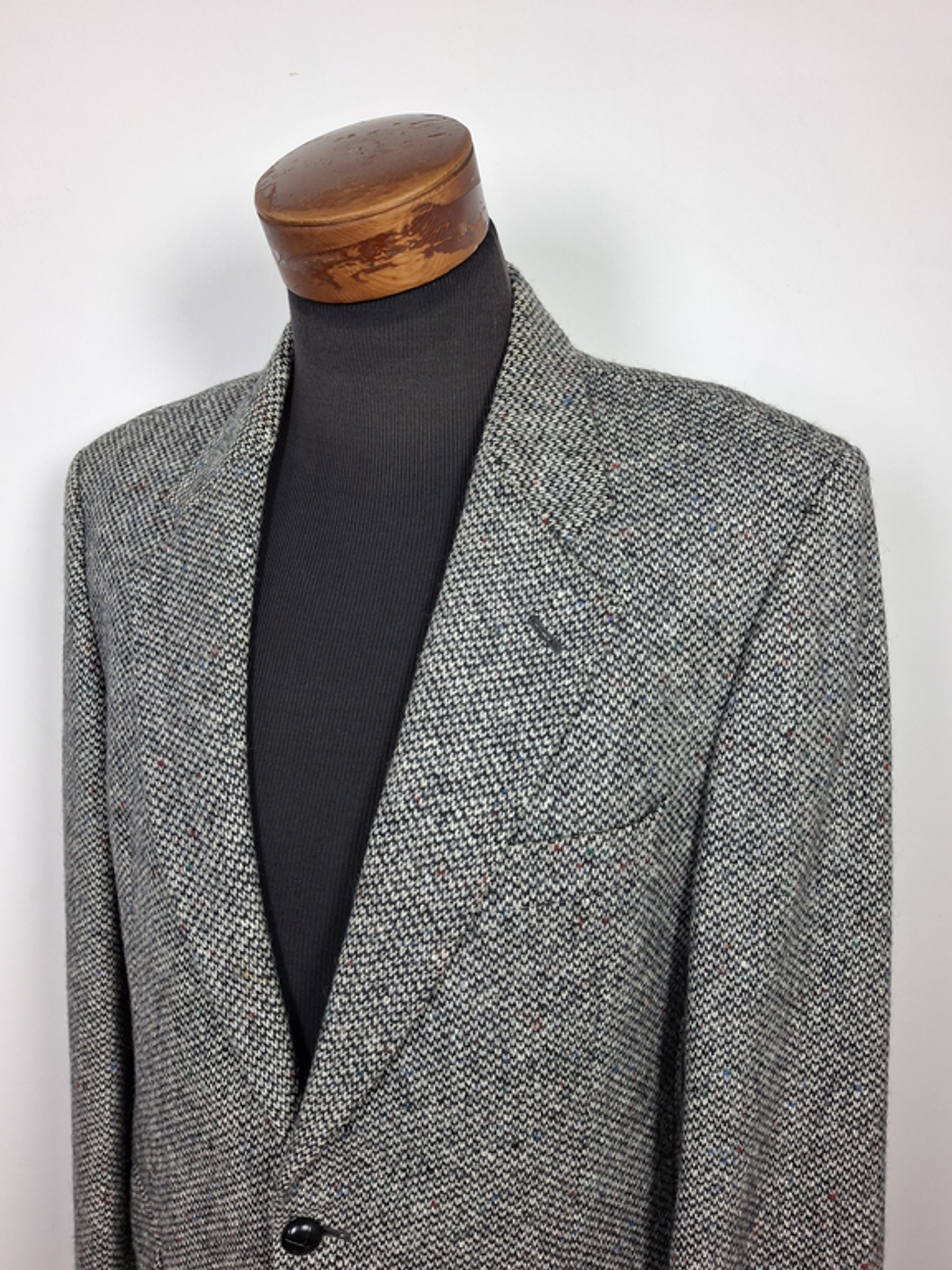 Blazer Pura lana virgen tweed Marks & Spencer TALLA L 3