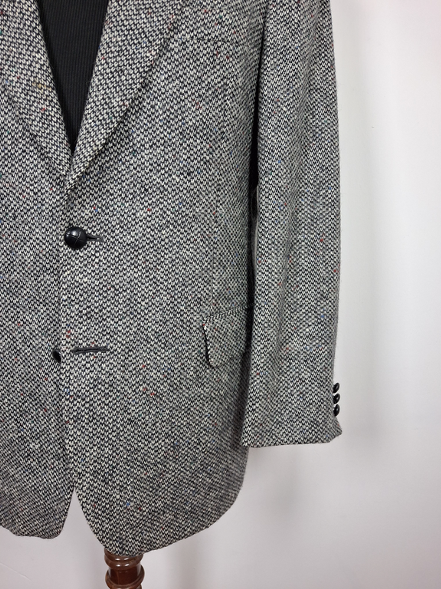 Blazer Pura lana virgen tweed Marks & Spencer TALLA L 6