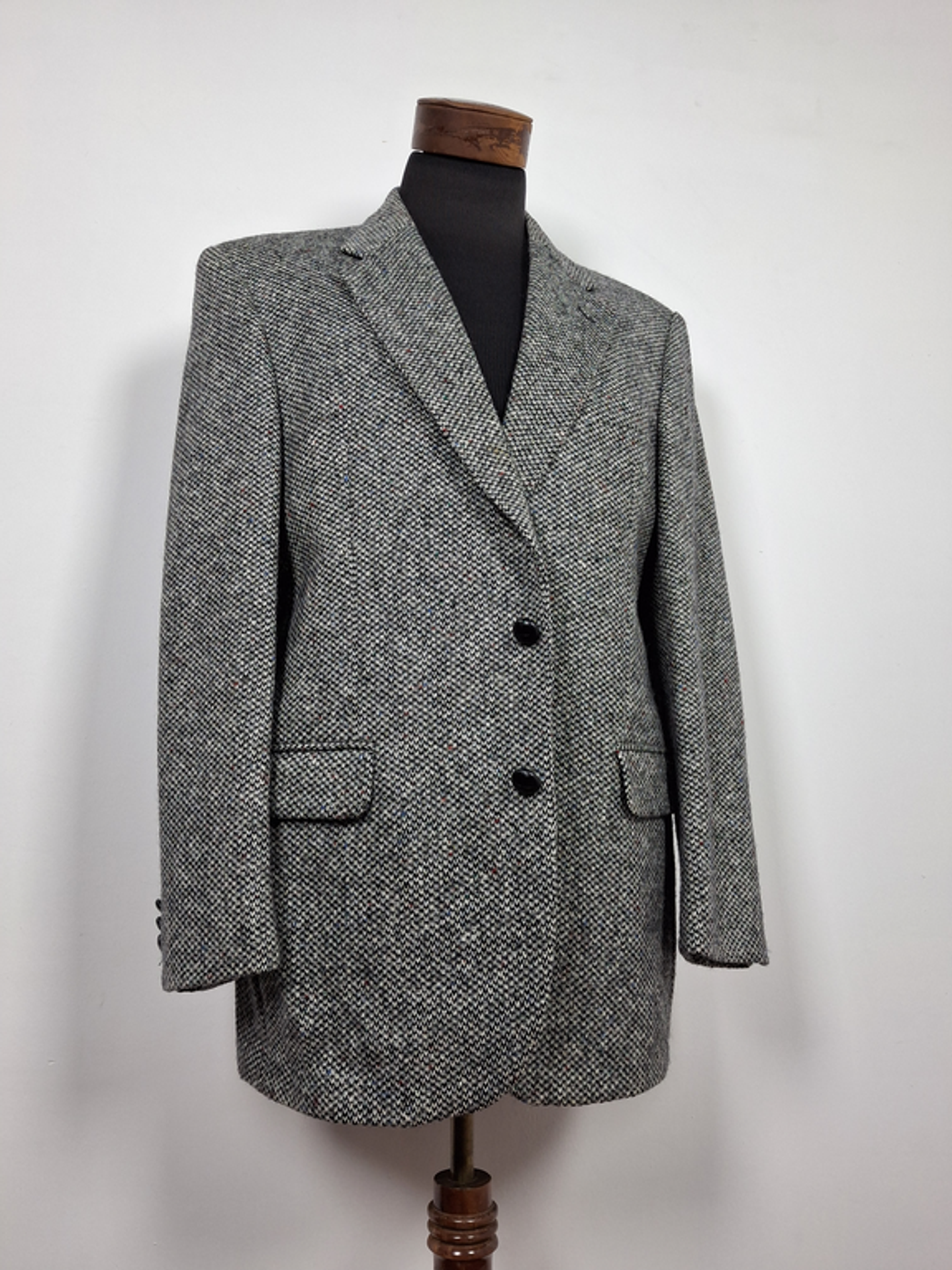 Blazer Pura lana virgen tweed Marks & Spencer TALLA L 5