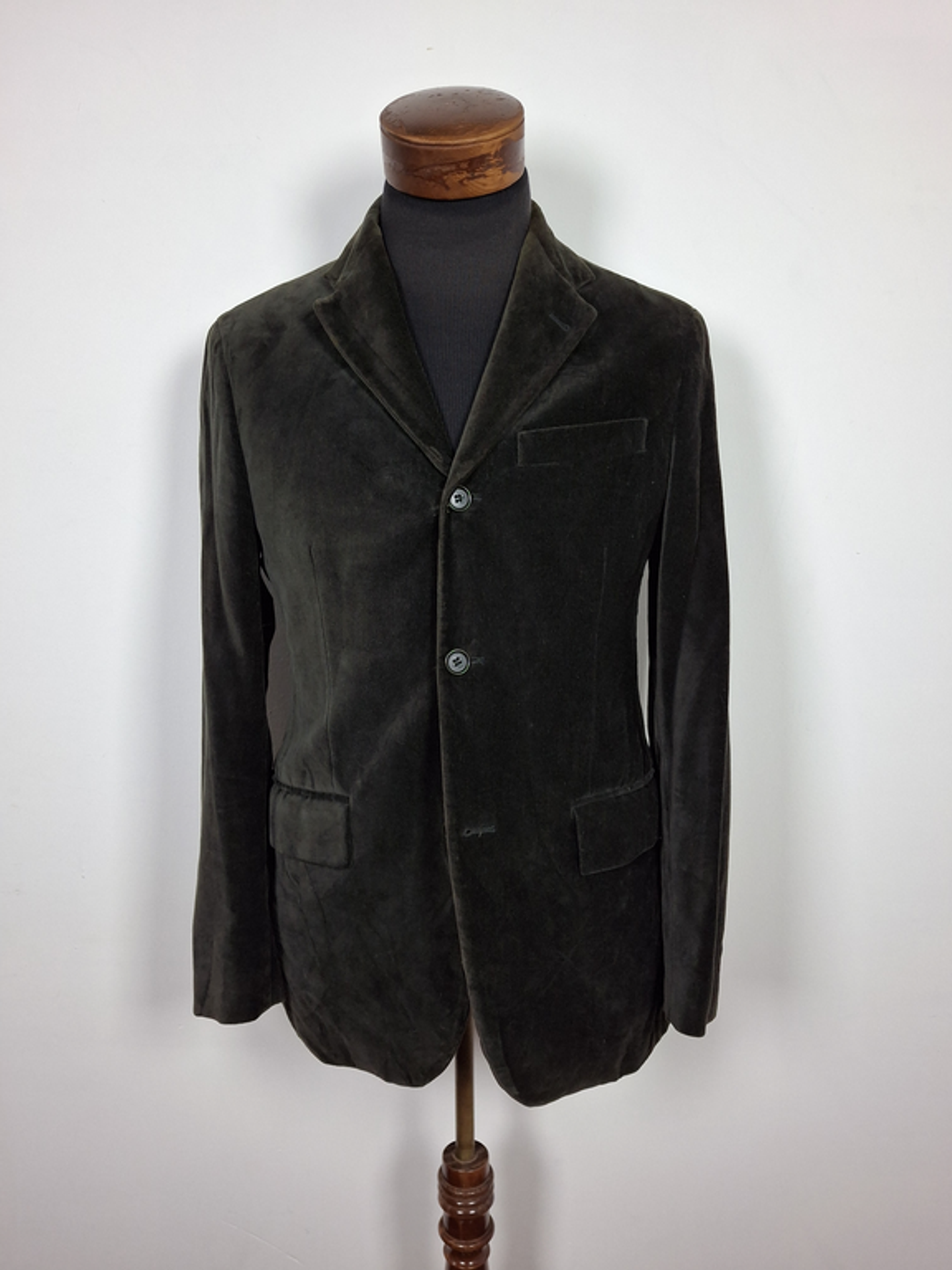 Blazer terciopelo Ted Baker hombre Verde elegante TALLA S- BH163 1