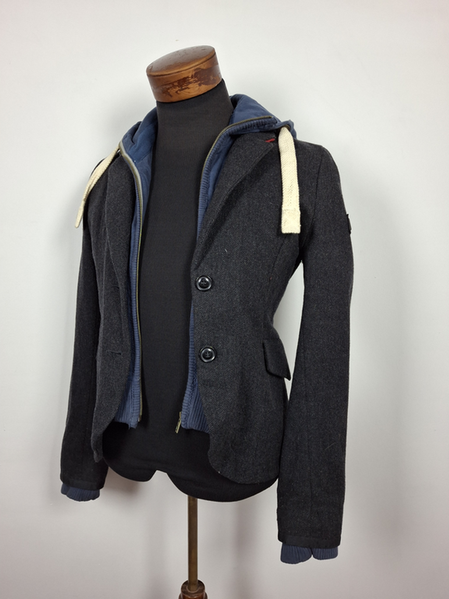 Chaqueta con gorro Superdry Juvenil / niño Plomo TALLA M JUVENIL 12-14 años - BH170 2